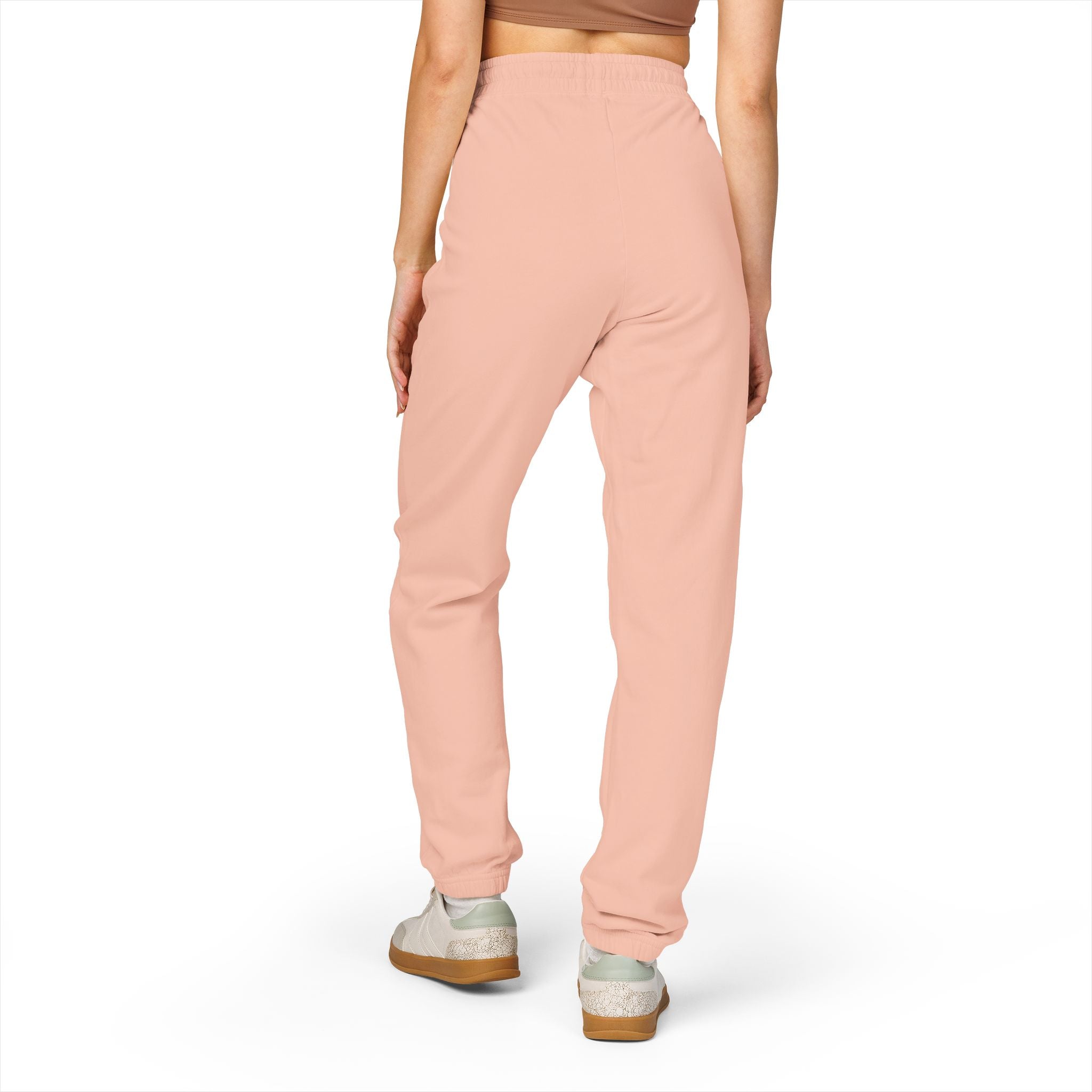 Fleece Sweatpants - Vibrant Cannabis Leaf Design by Studio Blitz