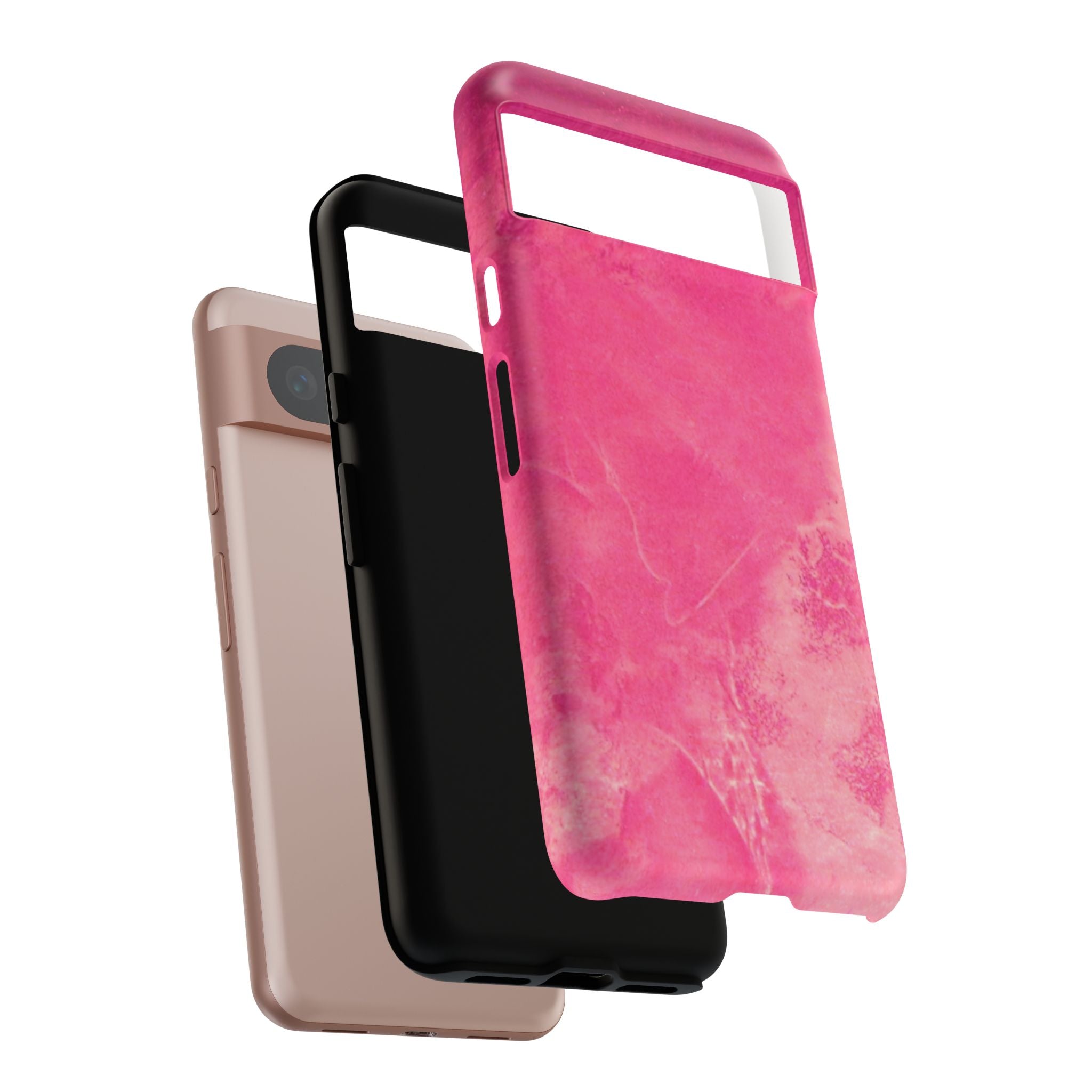 Phone Case - Pink Abstract Art Design - durable & stylish