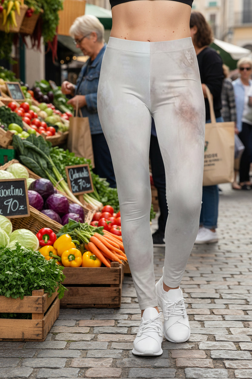 women's trendy leggings in muted abstract design so comfortable to wear all day for any reason XS-2XL