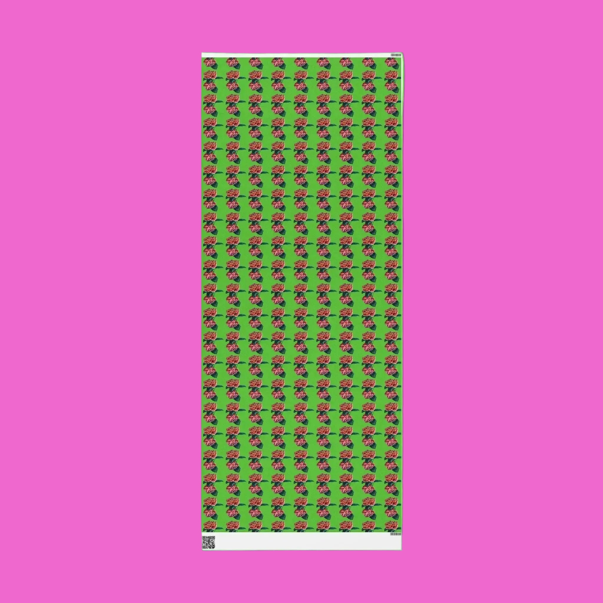 Custom Floral Gift Wrap Paper in 3 Sizes: 30" x 36", 30" x 72", 30" x 180" in high gloss or matte finish on fine art paper