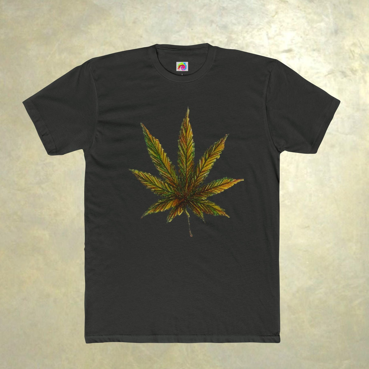 Heavy Metal T-shirt with a marijuana leaf design 100% ring-spun cotton XS-5XL