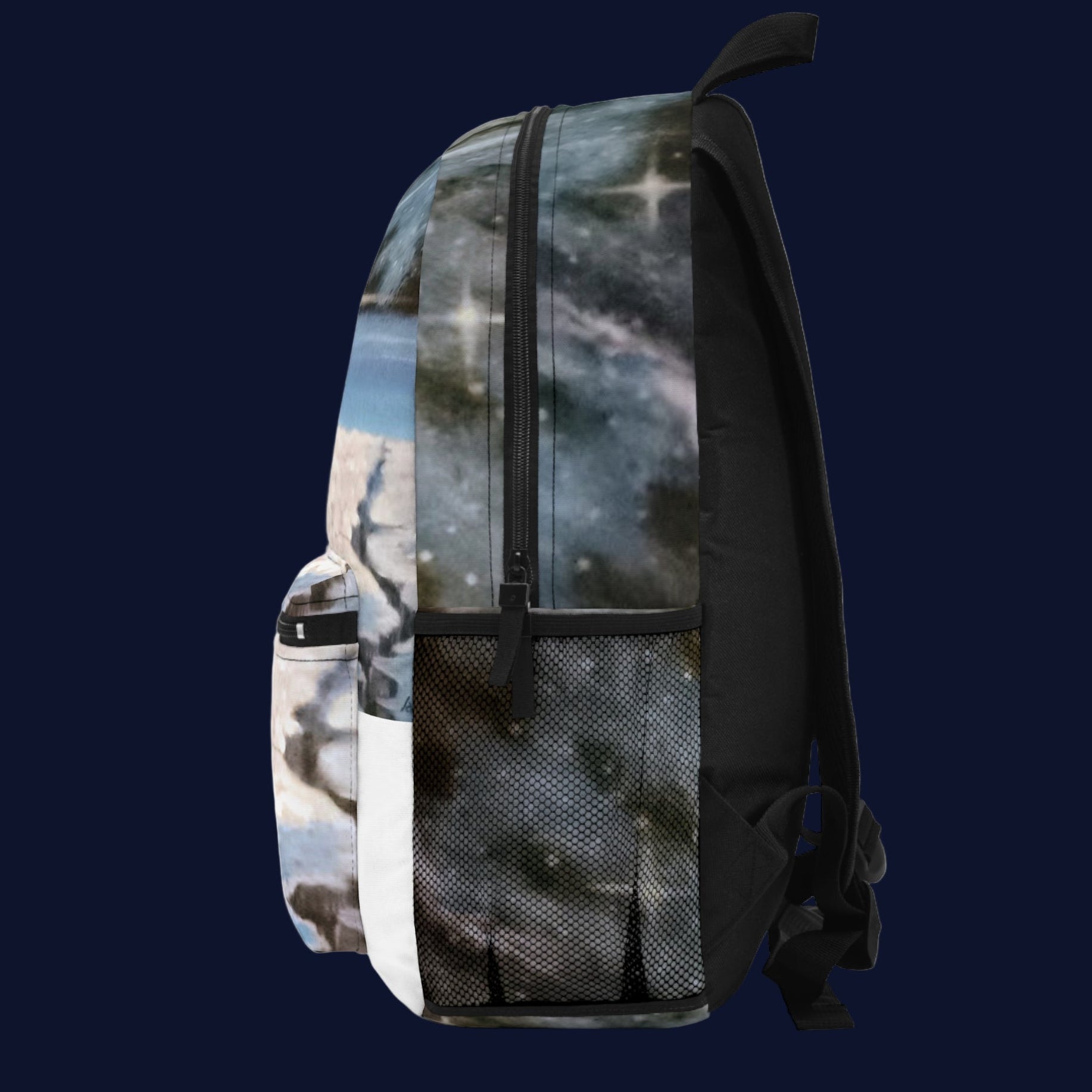 Backpack awesome space-themed design - strong, durable