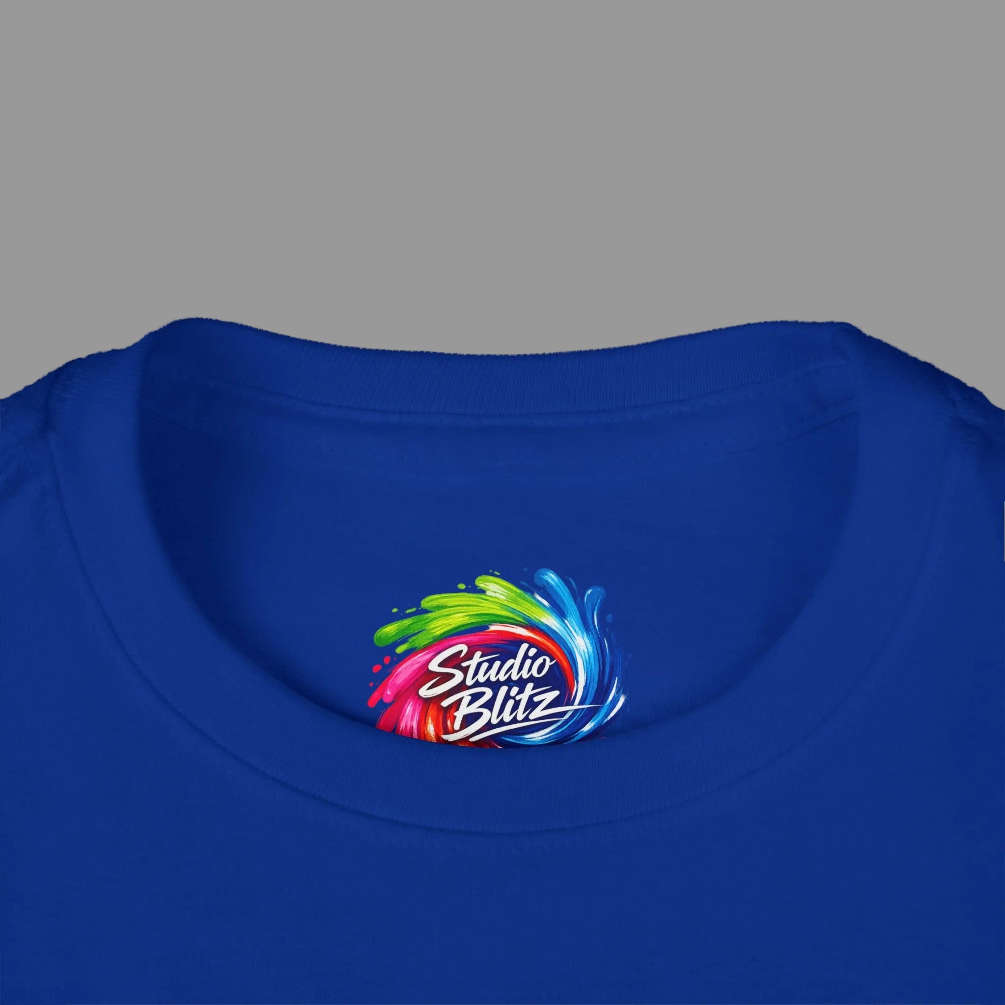 100% cotton in Royal Blue with ribbed, comfortable collar and cuffs to prevent stetching 2T-6T