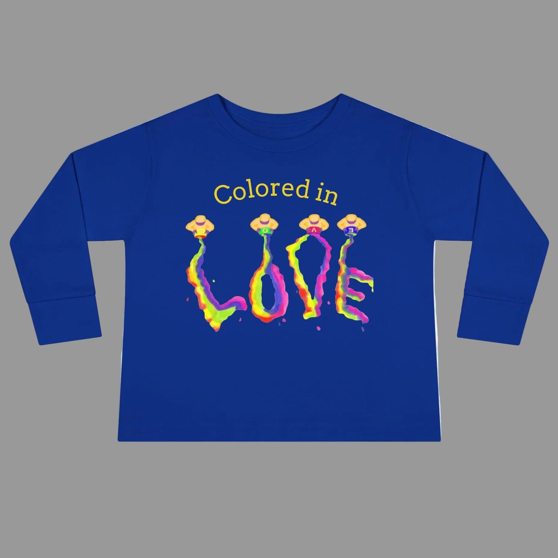 long sleeve kid's Tee in 4 colors 2T-6T -soft and comfy