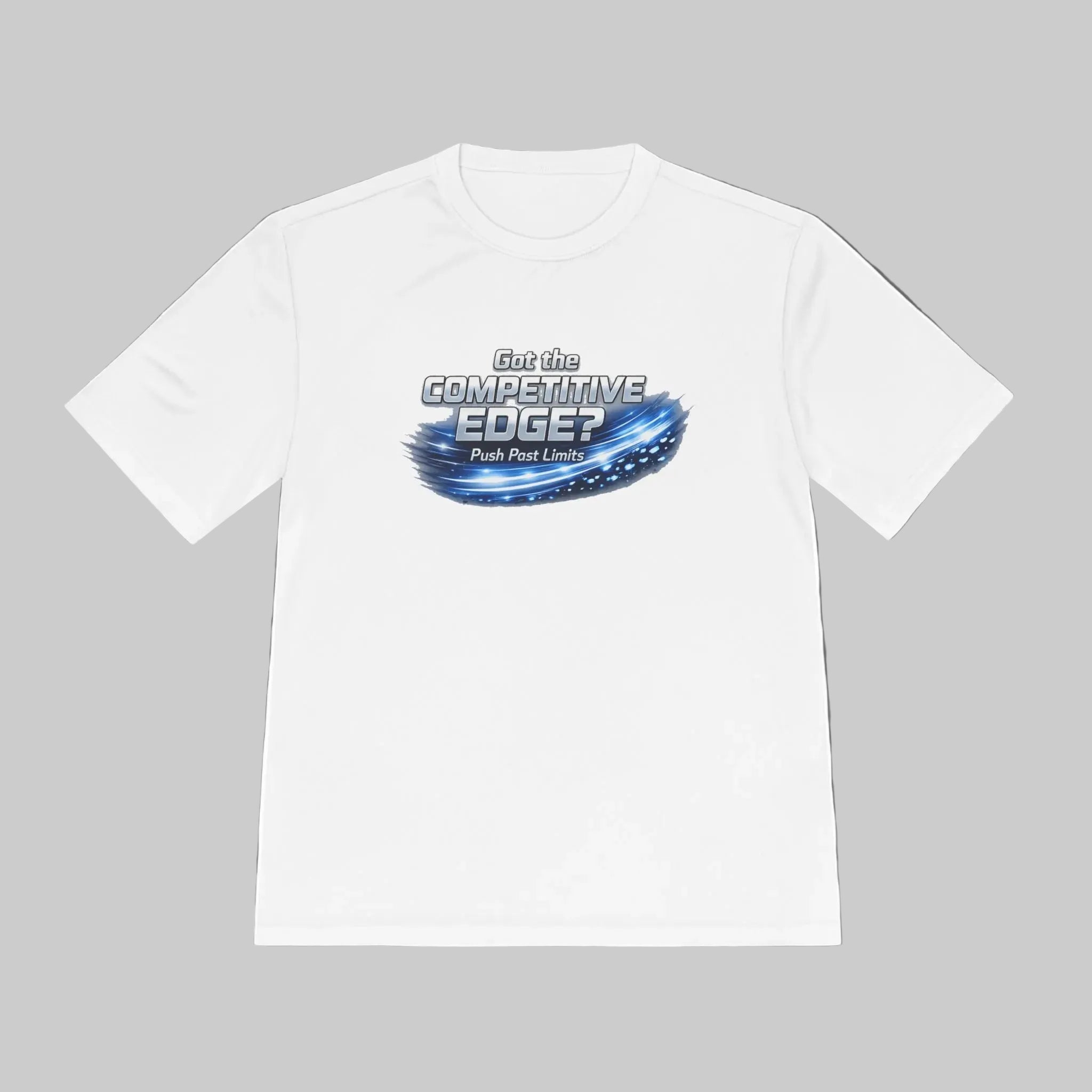 White t-shirt with a graphic design for the competitive in 5 colors XS-4XL