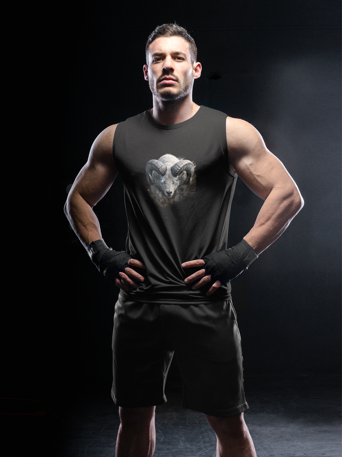 Ram Muscle Tee - "Go For It" Gym Tank