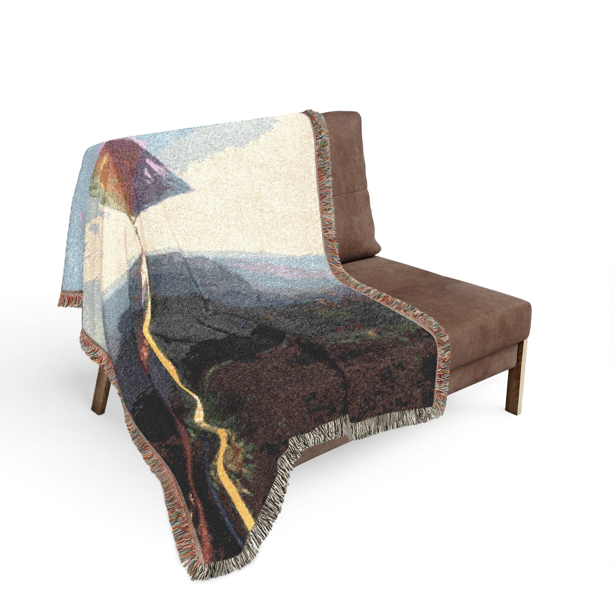Kite Flight Woven Throw Blanket — Colorful and Cozy Warmth