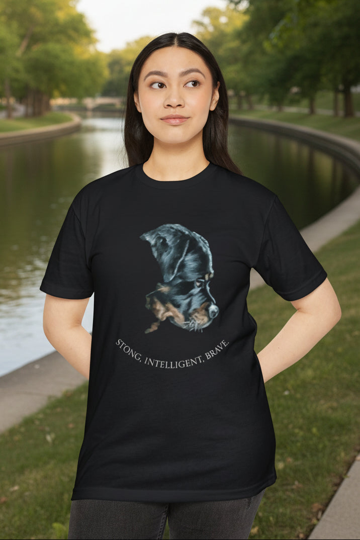 Unisex Comfort T-Shirt with Impressive Rotti Portrait