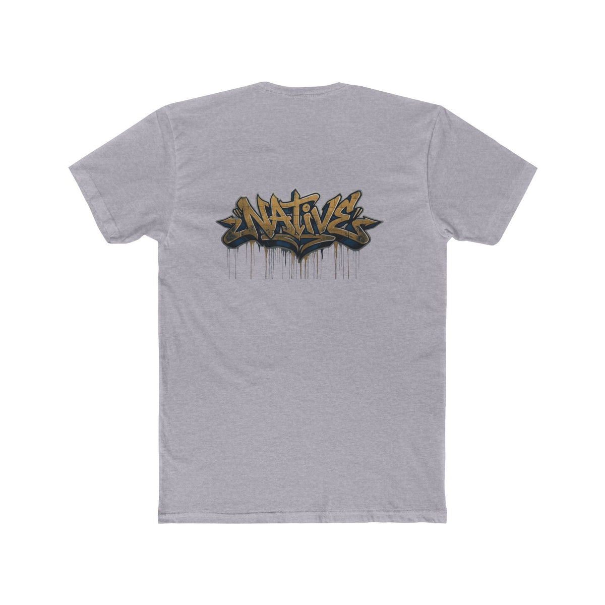 Unisex Native Graffiti Graphic on Back of T-Shirt