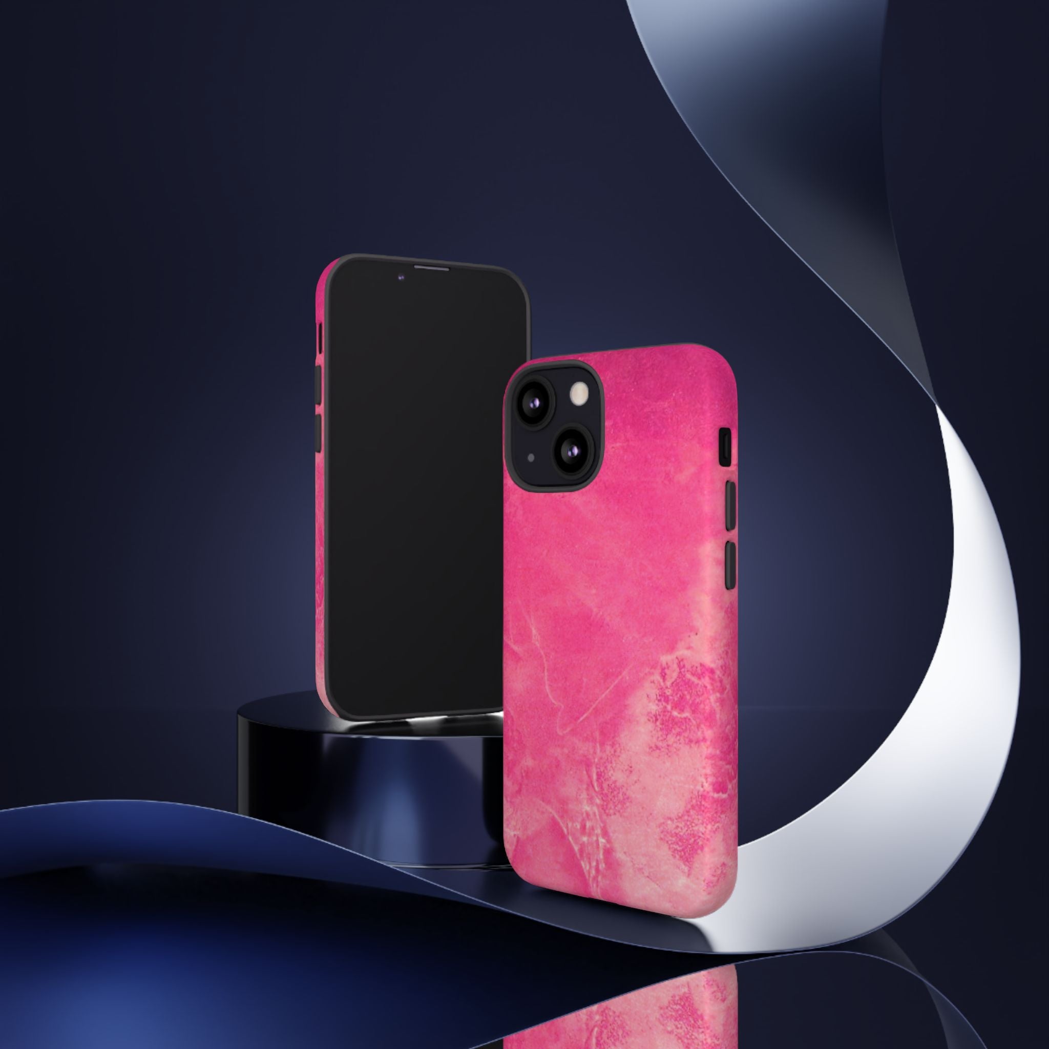 Phone Case - Pink Abstract Art Design - durable & stylish