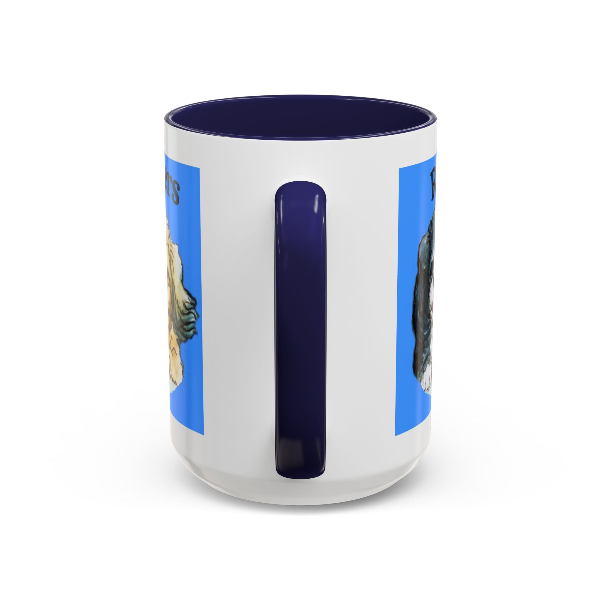 Ruff Riders Dog Mug — Cute Dog Car Riding Duo Accent Mug (11/15oz)