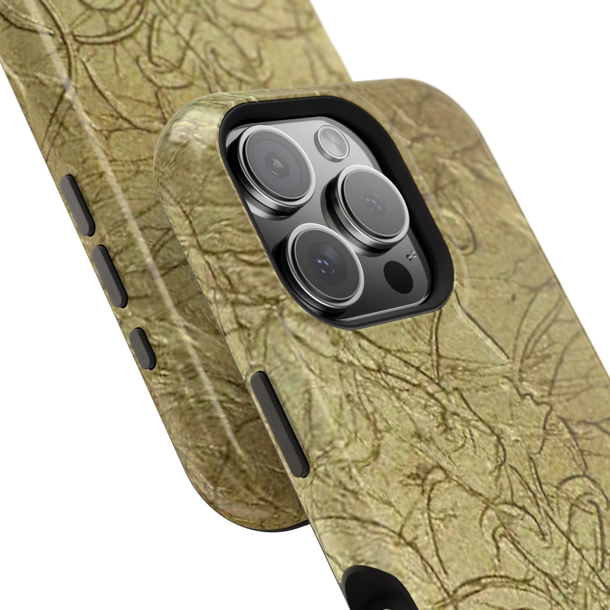 Phone Case - Magnetic Impact in Antique Gold Scroll