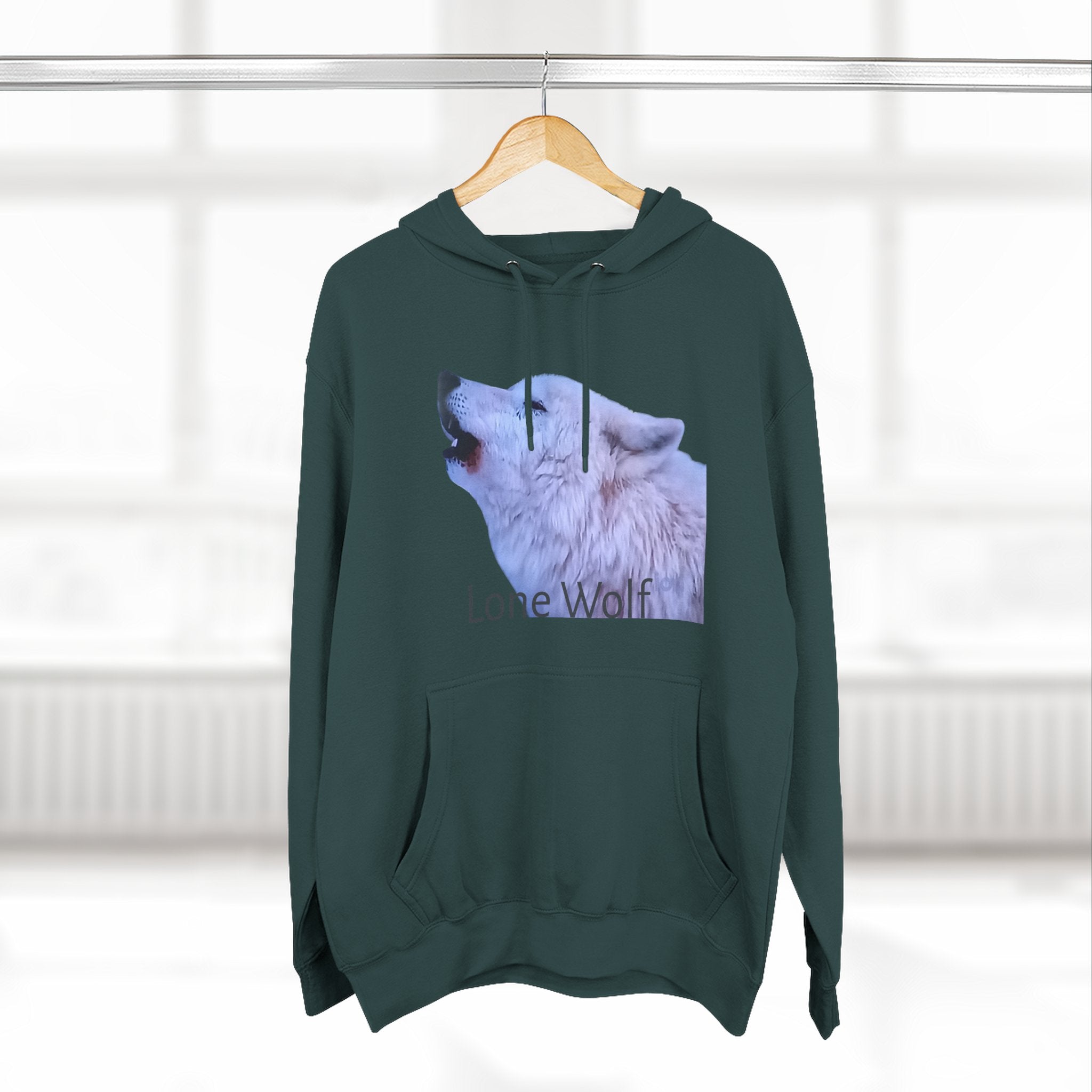 Premium Lone Wolf Hoodie by Studio Blitz
