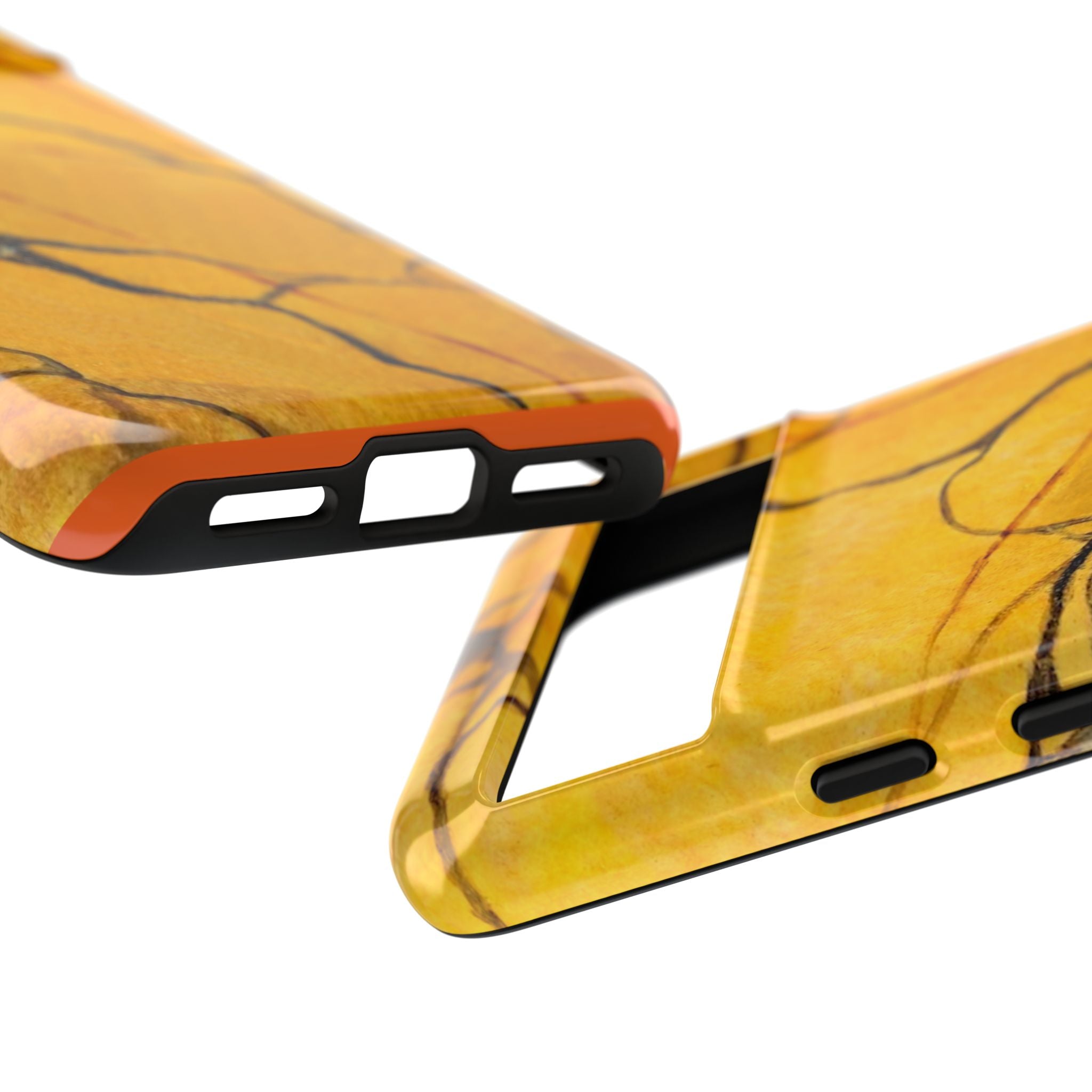 Phone Case - Sexy Gold Marble Design with Tough Protective Cover