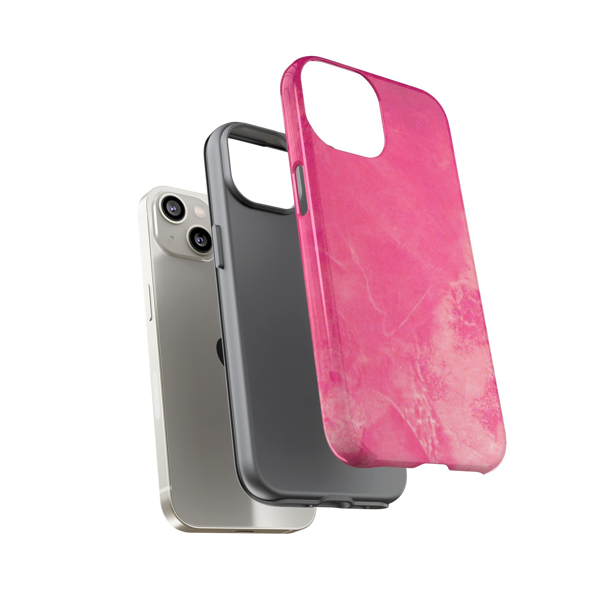 Phone Case - Pink Abstract Art Design - durable & stylish