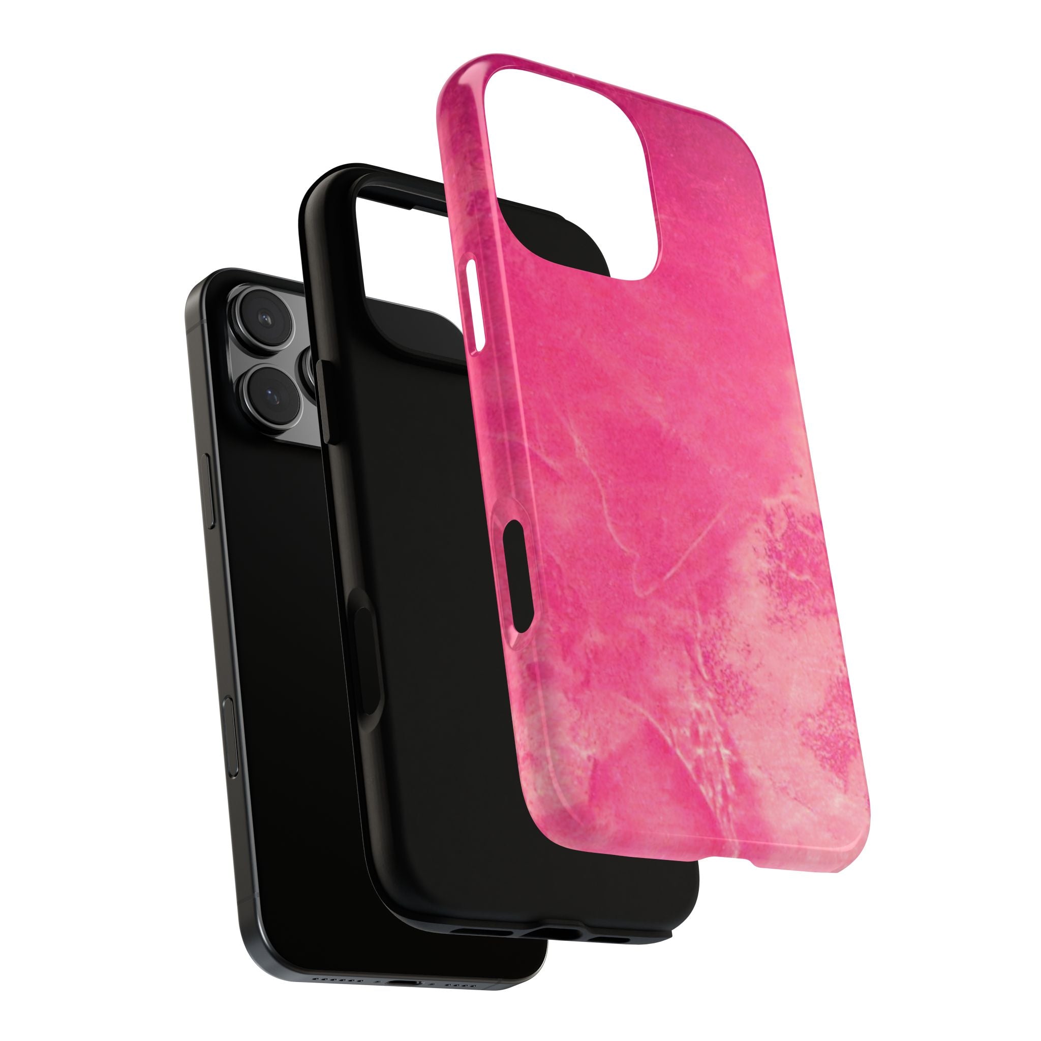 Phone Case - Pink Abstract Art Design - durable & stylish