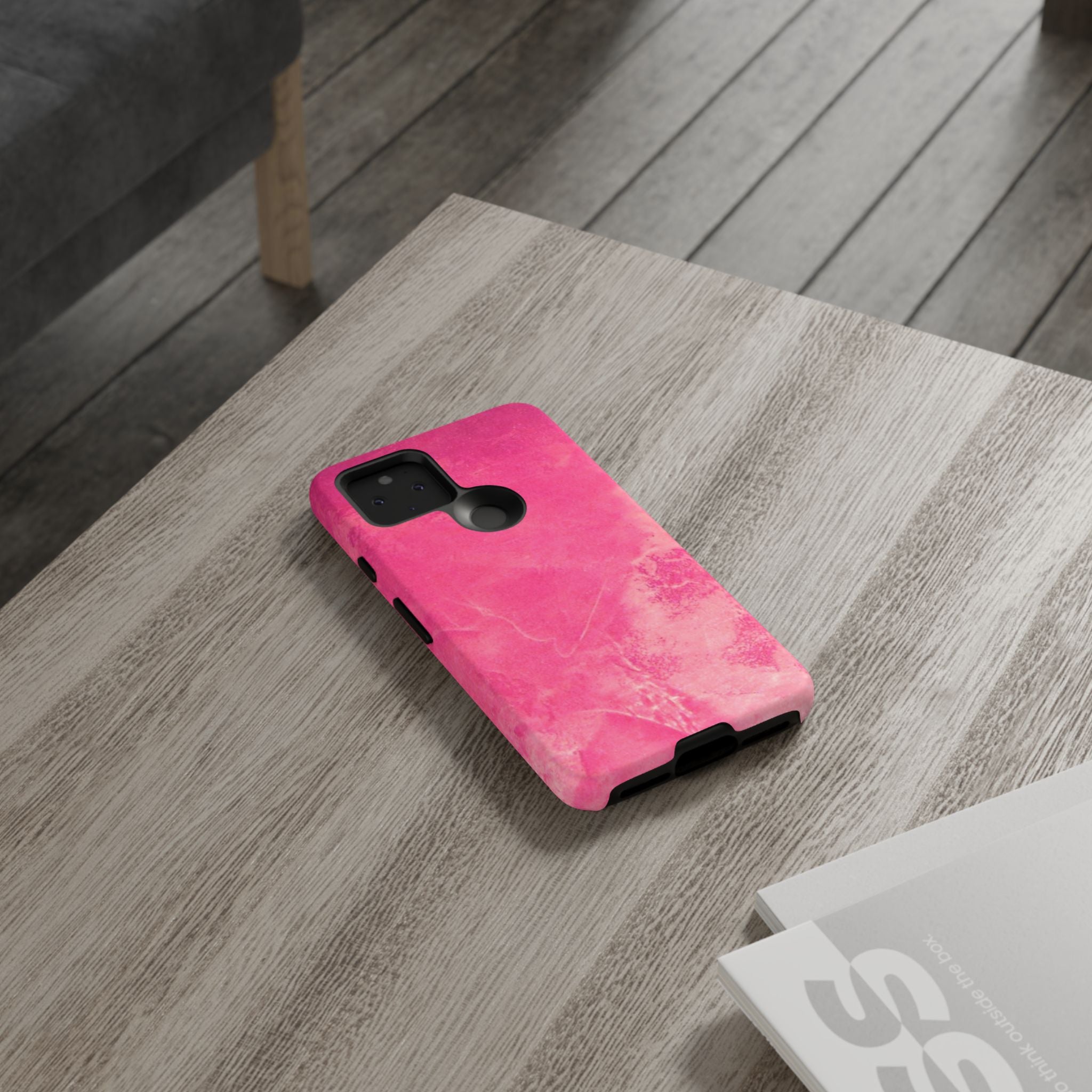Phone Case - Pink Abstract Art Design - durable & stylish