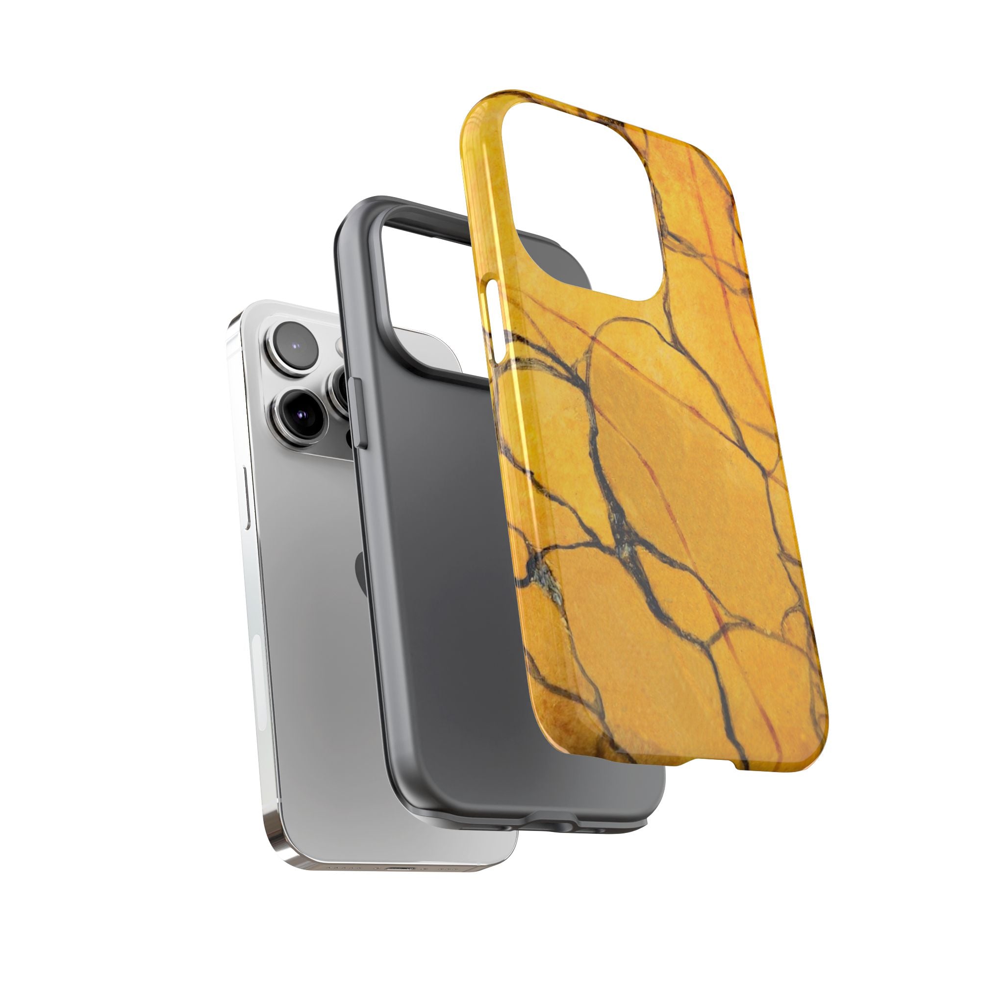 Phone Case - Sexy Gold Marble Design with Tough Protective Cover