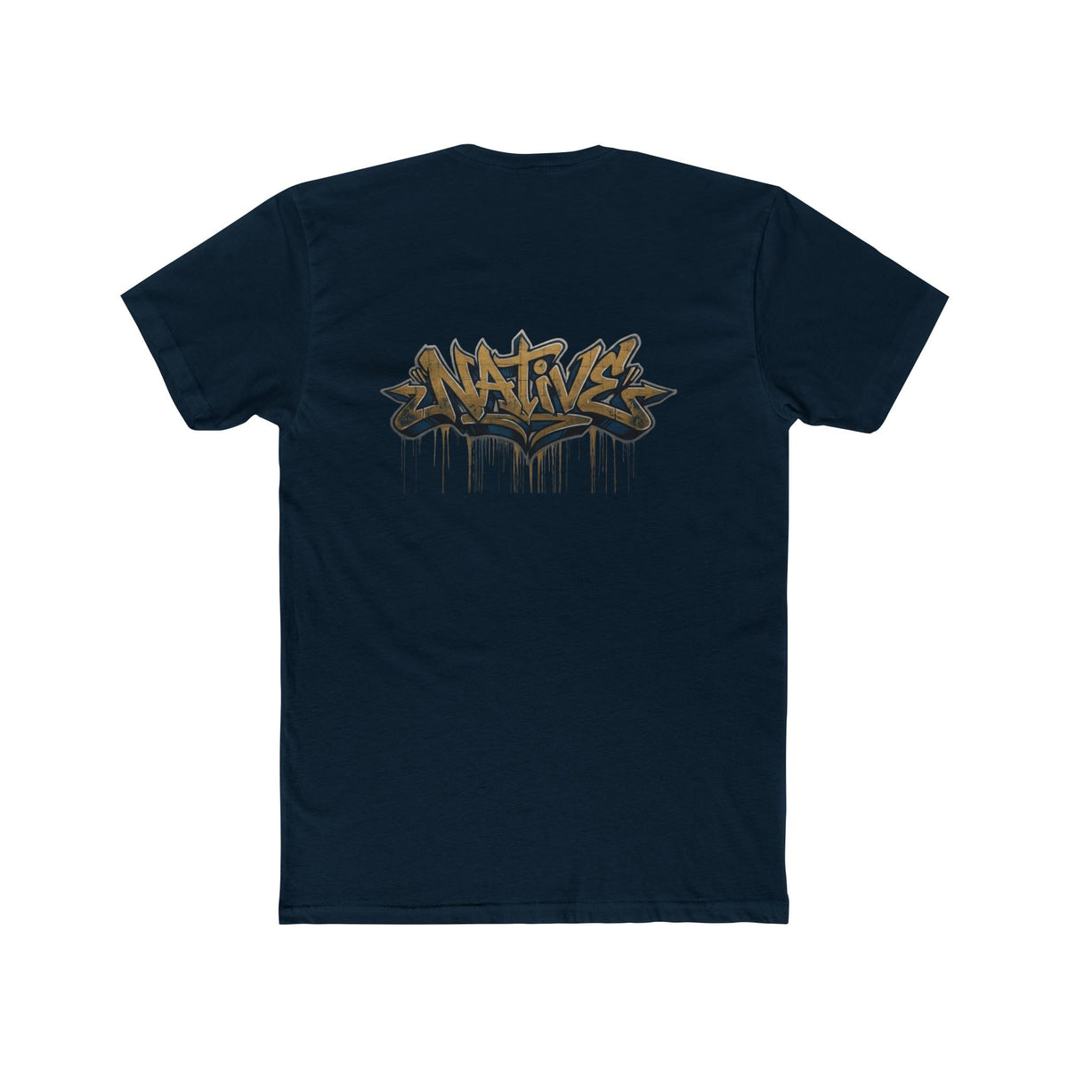 Unisex Native Graffiti Graphic on Back of T-Shirt
