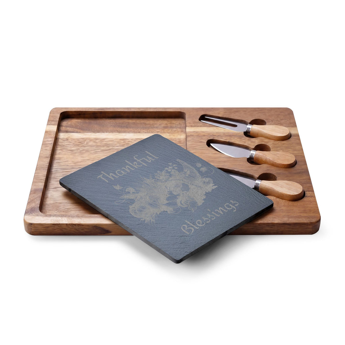 Charcuterie Board Thankful Blessings Designed by Studio Blitz