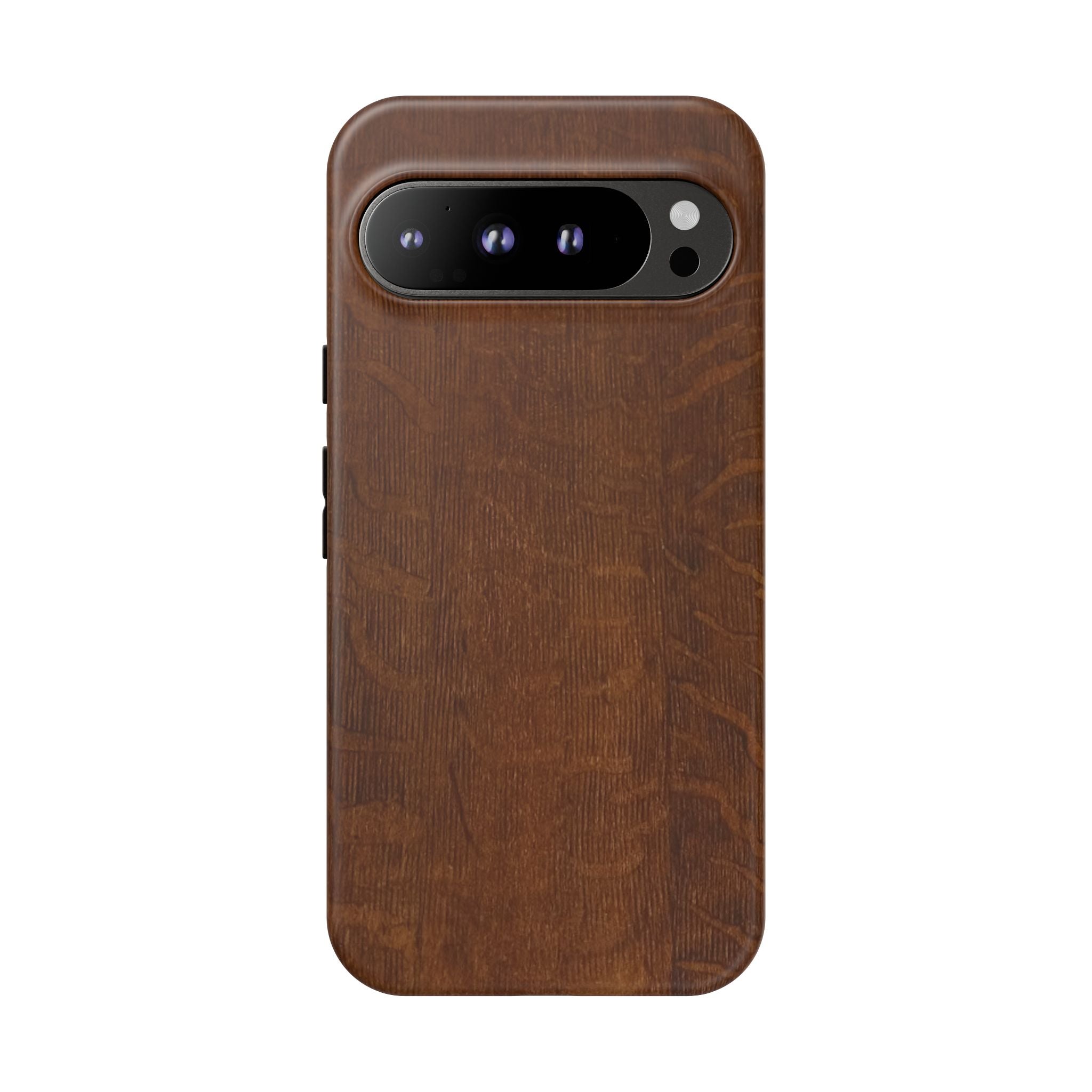 Phone case with 3D Wrap Unique Wood Grain Design - Tough and Durable in Glossy or Matte finish