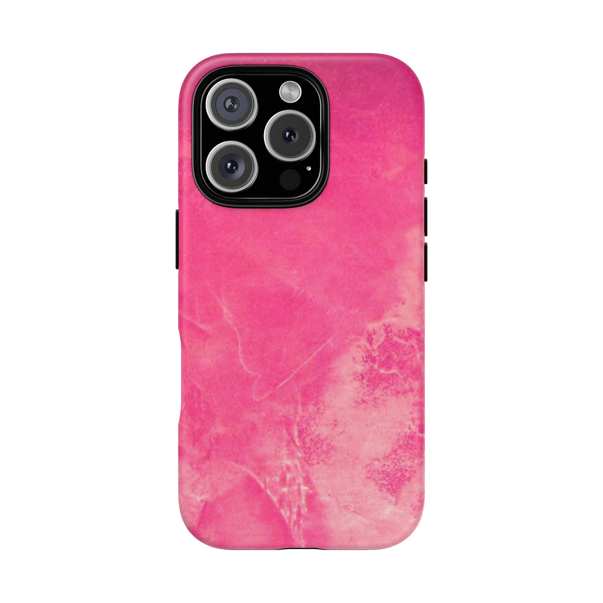 Phone Case - Pink Abstract Art Design - durable & stylish