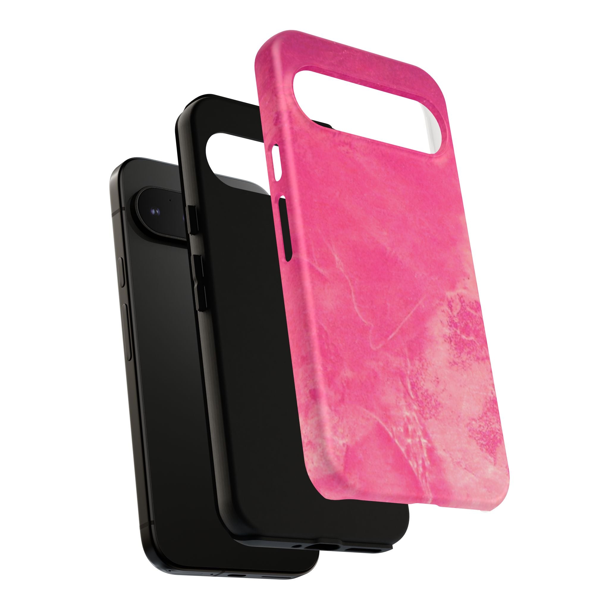 Phone Case - Pink Abstract Art Design - durable & stylish