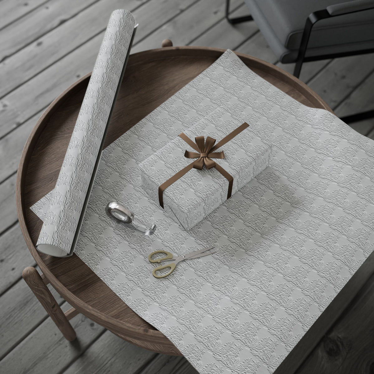 Elegant Winter Wonderland Textured Wrapping Papers designed by Studio Blitz for All Occasions
