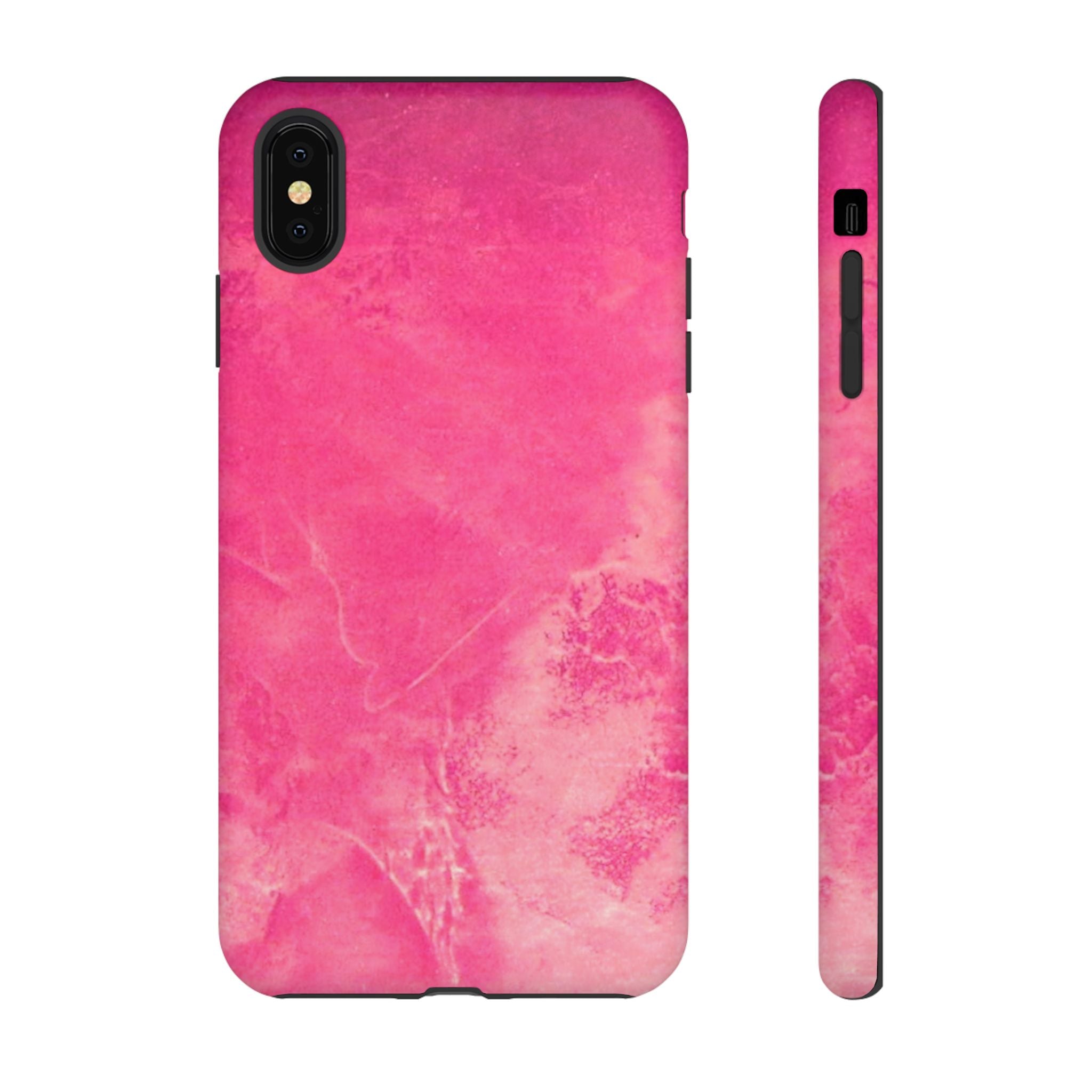 Phone Case - Pink Abstract Art Design - durable & stylish