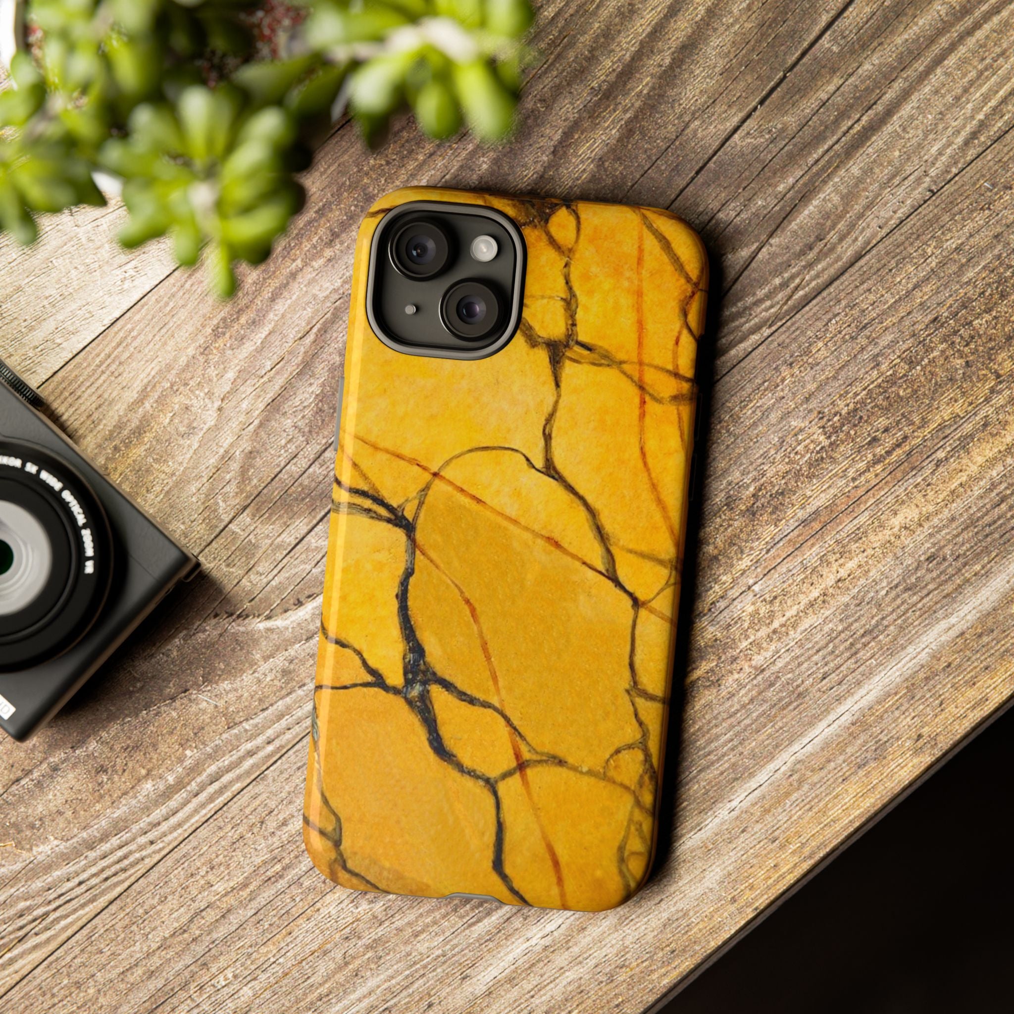 Phone Case - Sexy Gold Marble Design with Tough Protective Cover