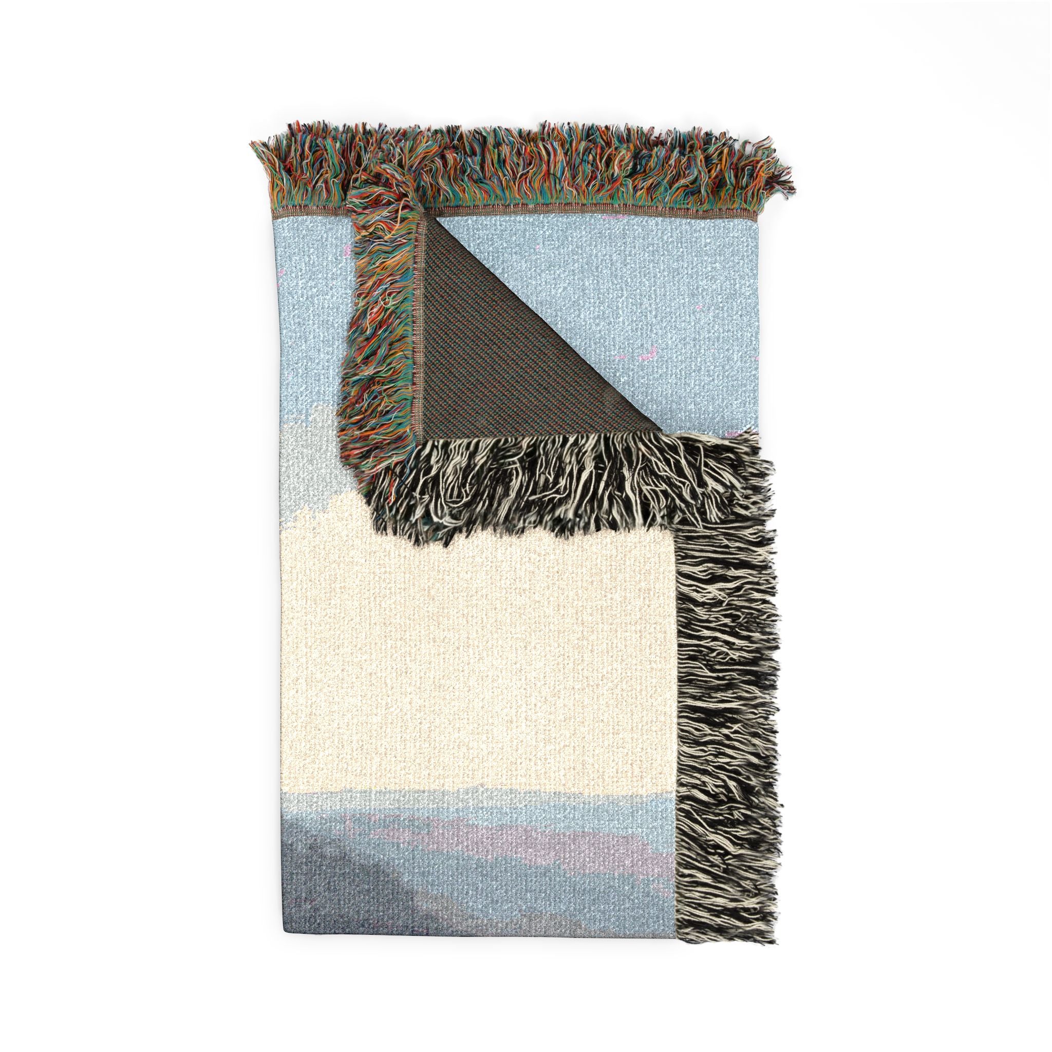 Kite Flight Woven Throw Blanket — Colorful and Cozy Warmth