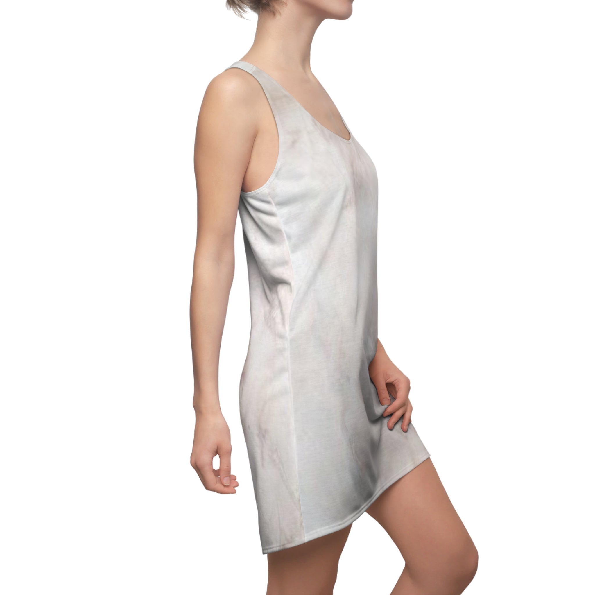 Racerback Dress - Sexy Pink Smear Design by Studio Blitz