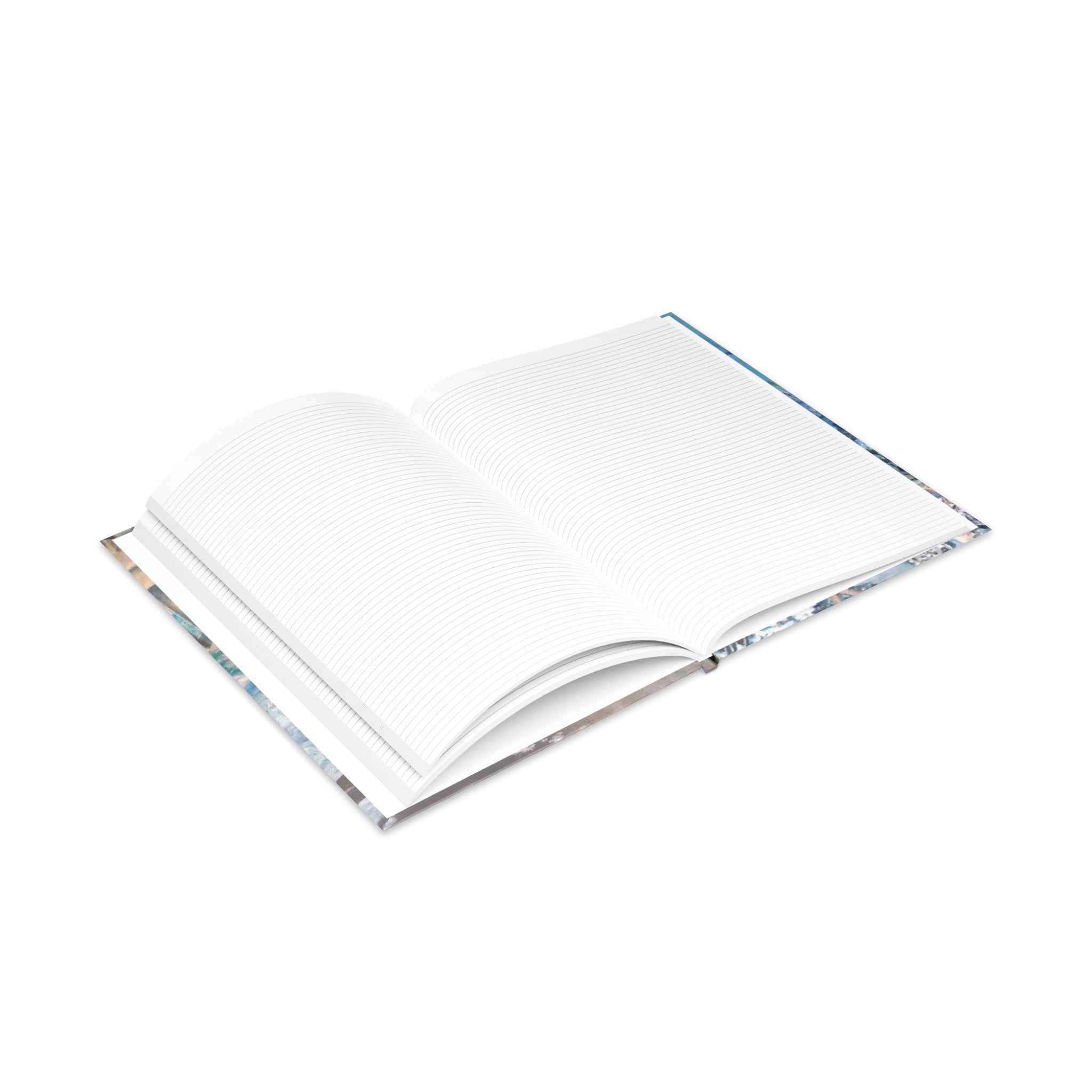 Stunning Ocean-Themed Hardcover Notebook painted by Studio Blitz