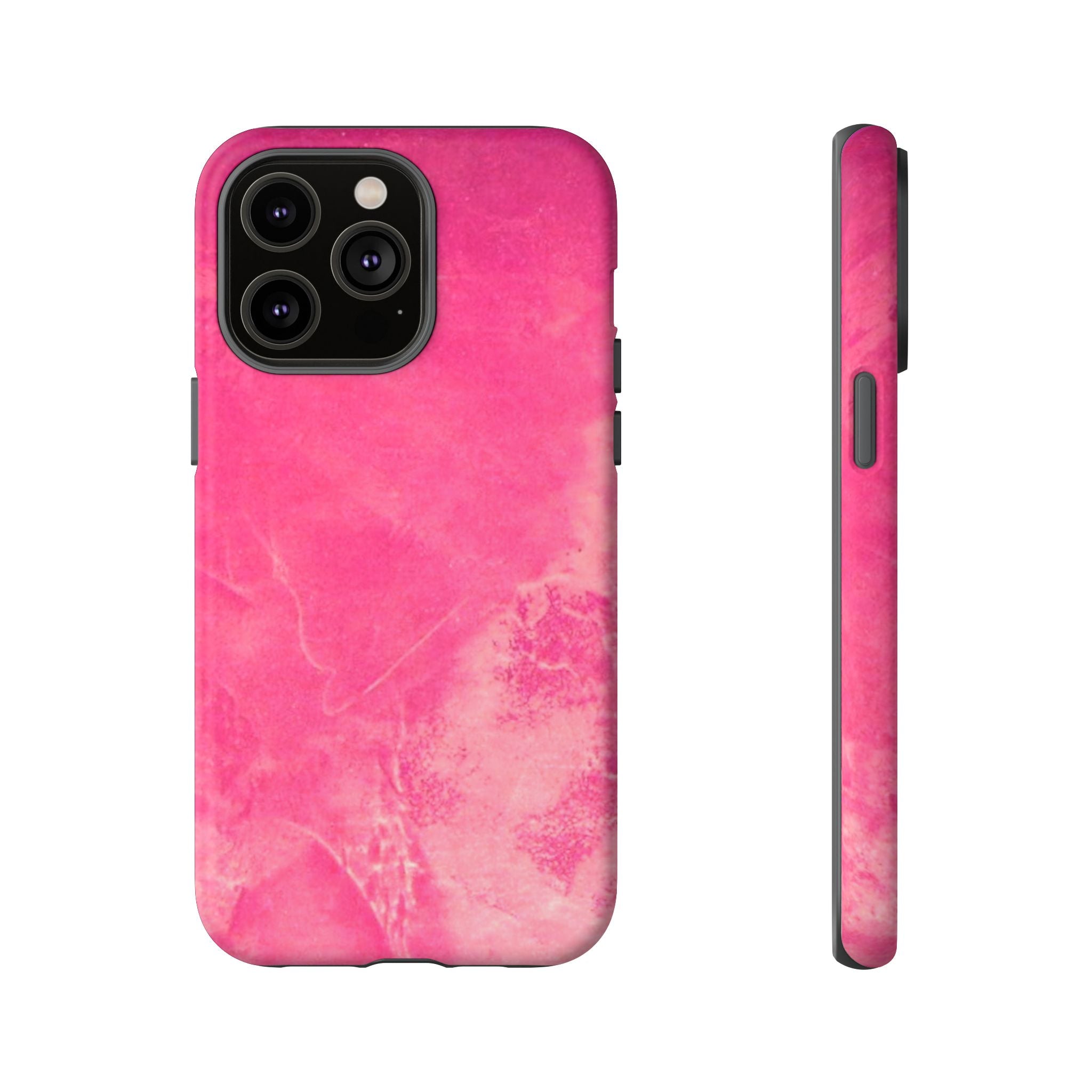Phone Case - Pink Abstract Art Design - durable & stylish