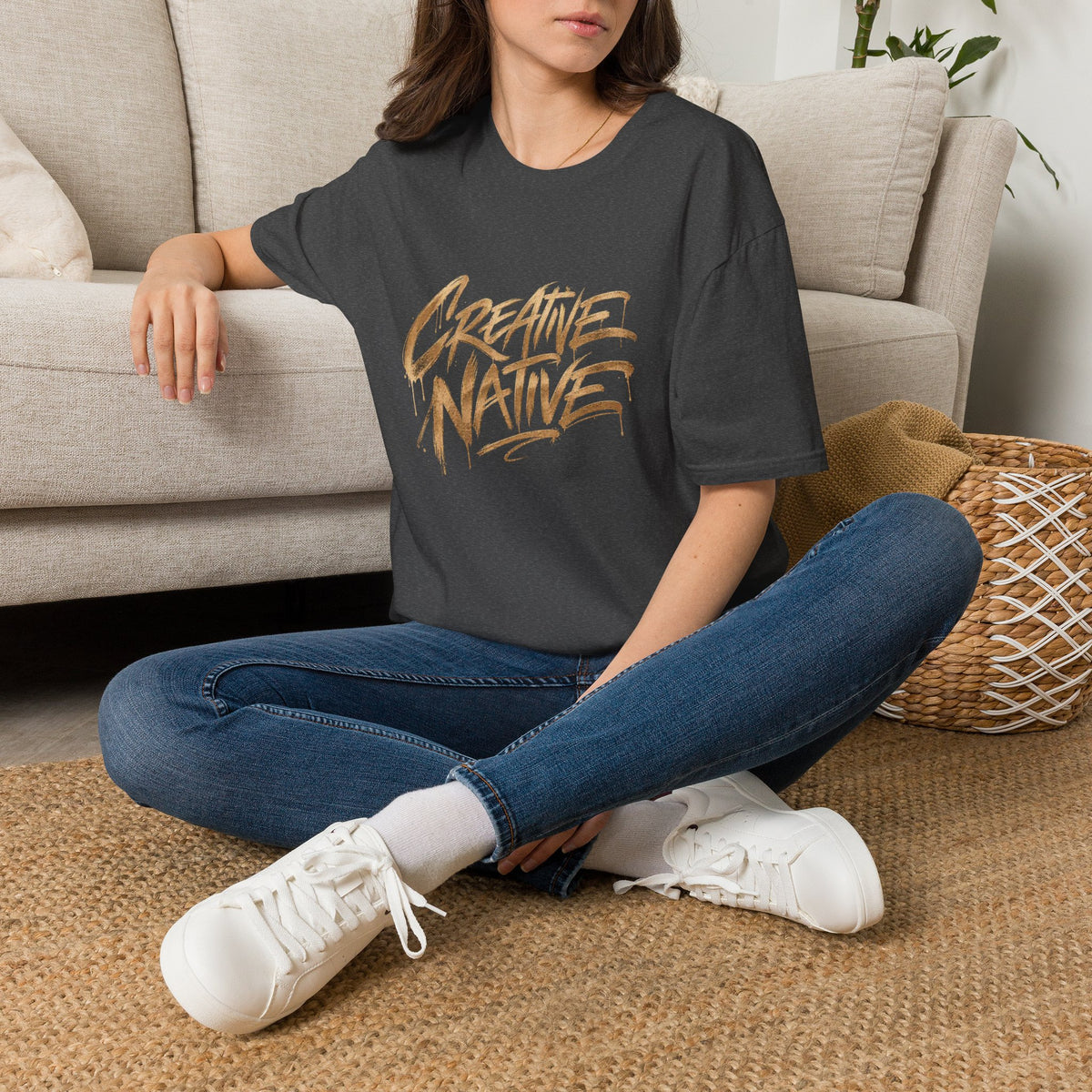 Creative Native Graphic T-Shirt