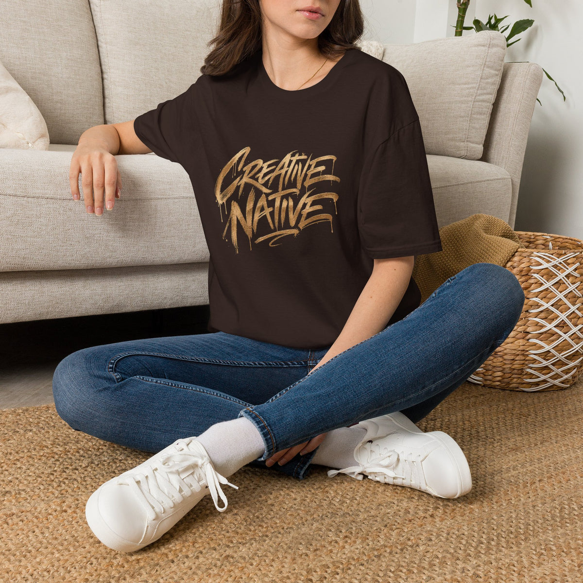 Creative Native Graphic T-Shirt