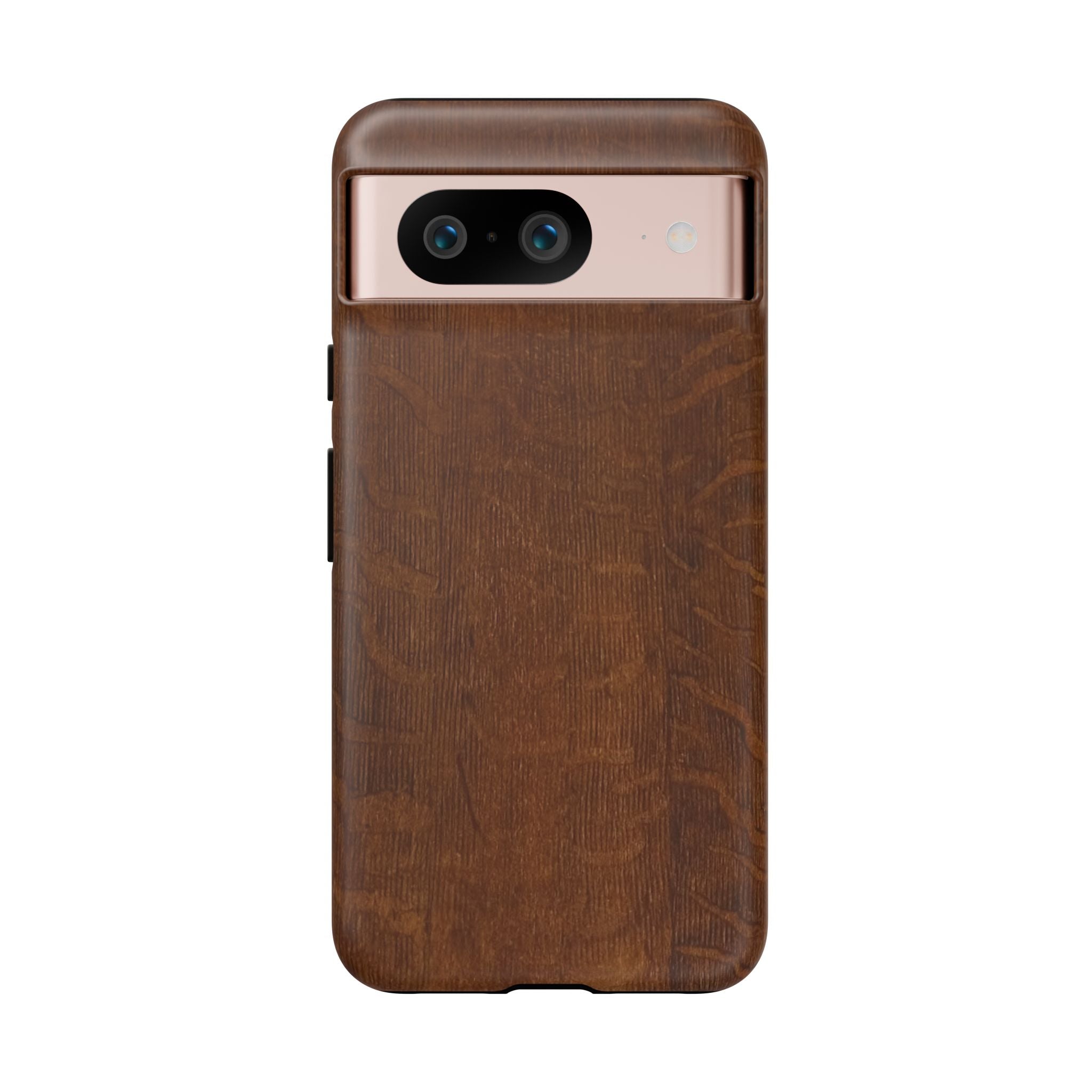 Phone case with 3D Wrap Unique Wood Grain Design - Tough and Durable in Glossy or Matte finish