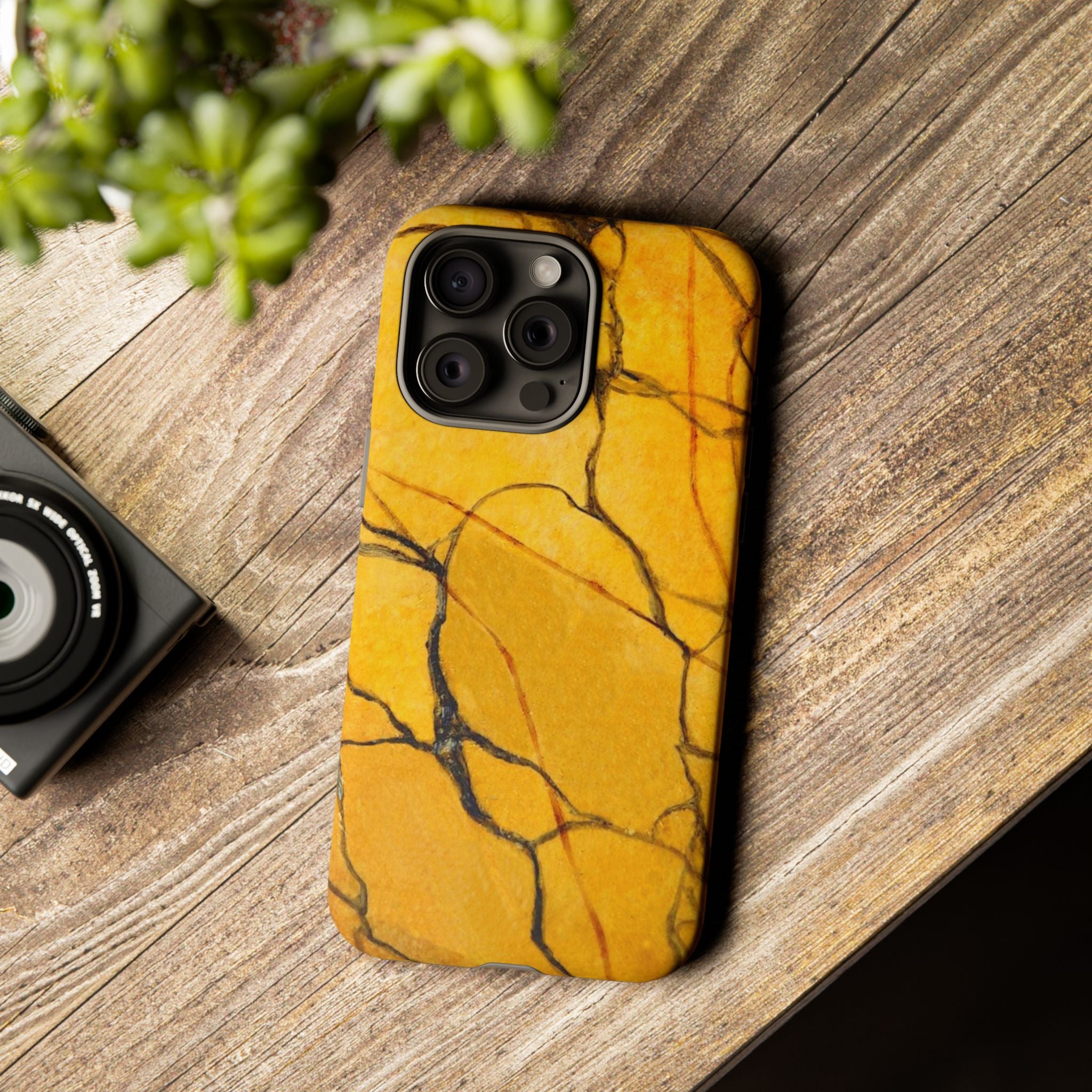Phone Case - Sexy Gold Marble Design with Tough Protective Cover