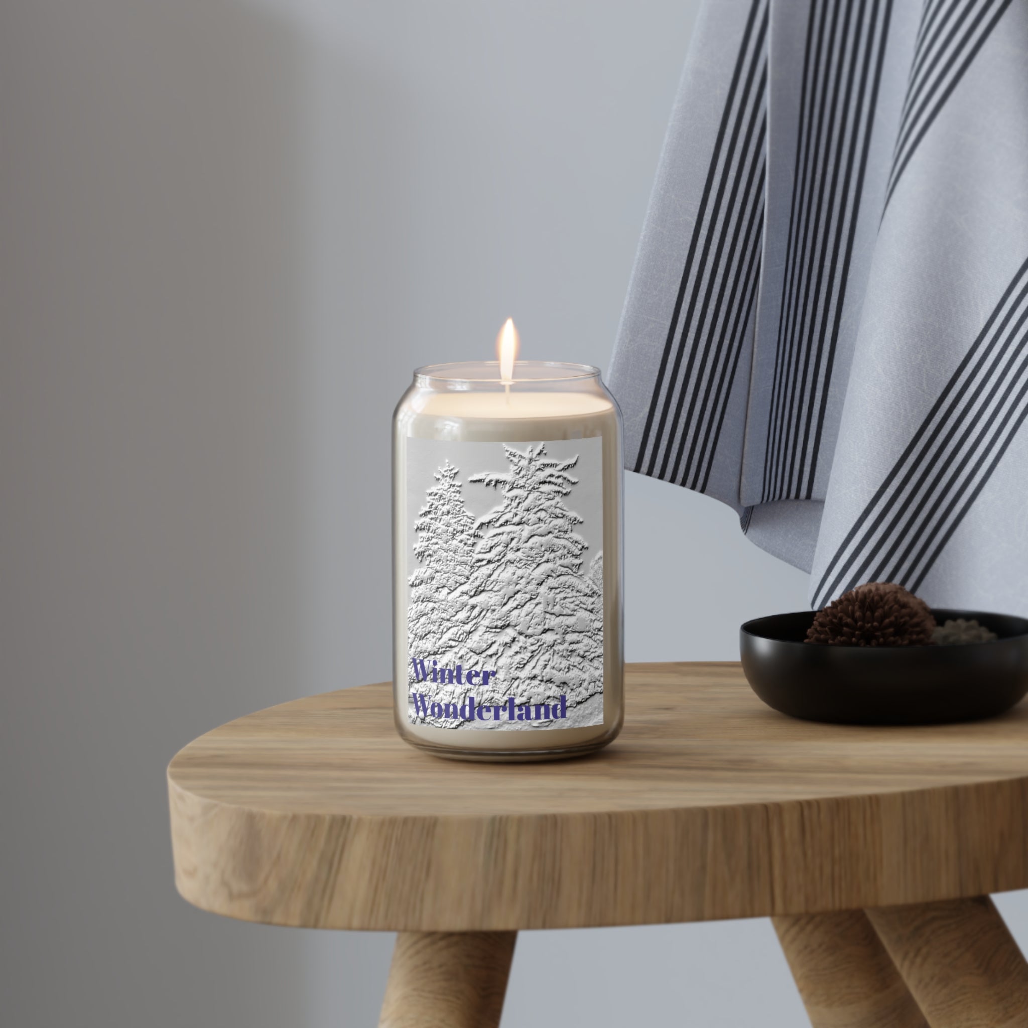 Scented Soy Candle - Beautiful Winter Wonderland by Studio Blitz 13.75oz