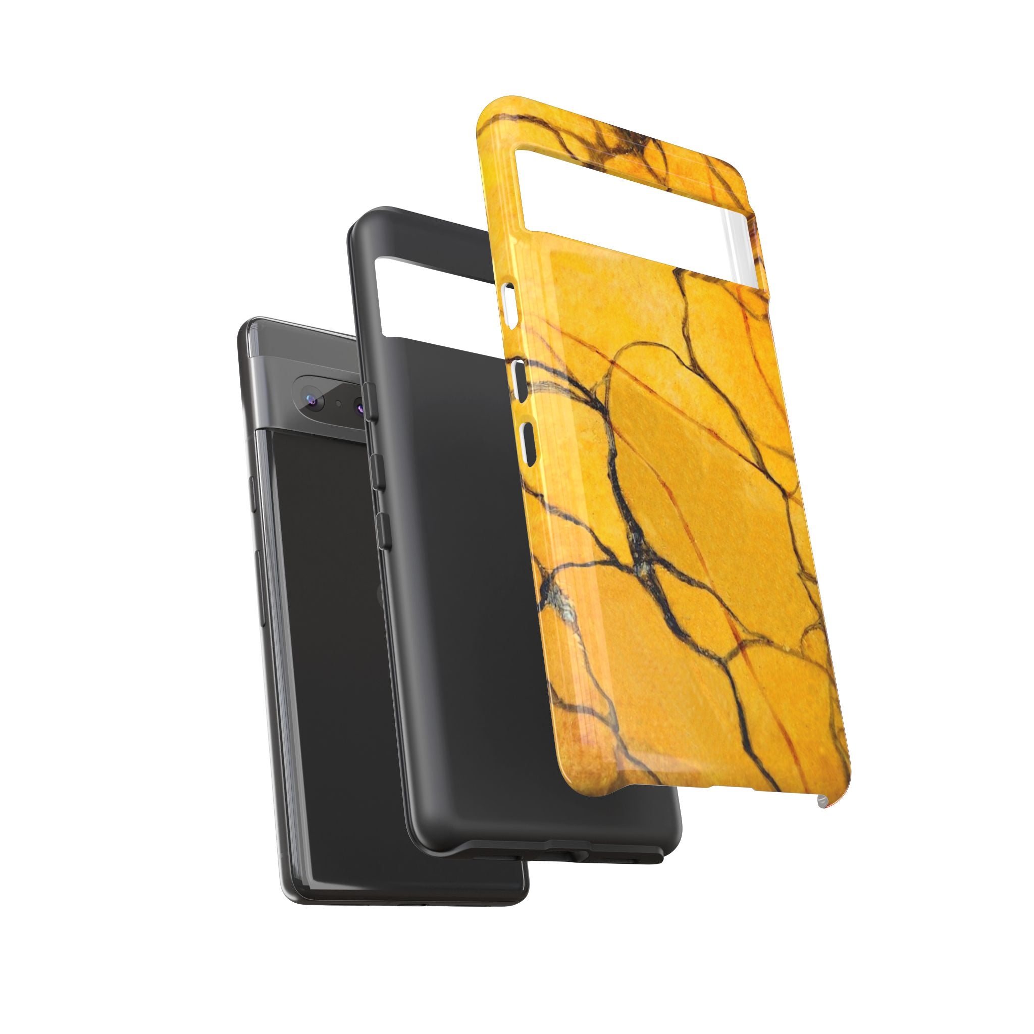 Phone Case - Sexy Gold Marble Design with Tough Protective Cover