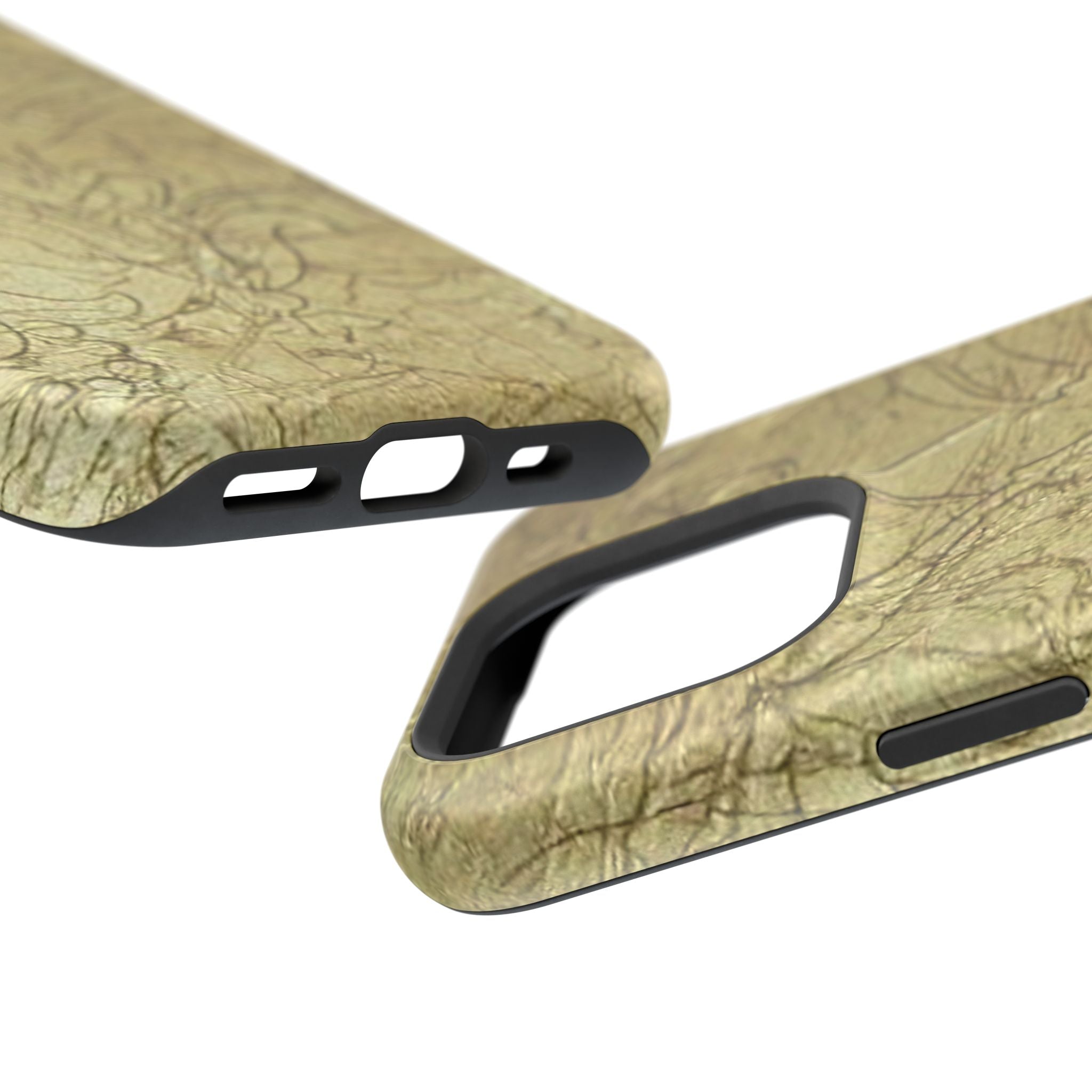 Phone Case - Magnetic Impact in Antique Gold Scroll
