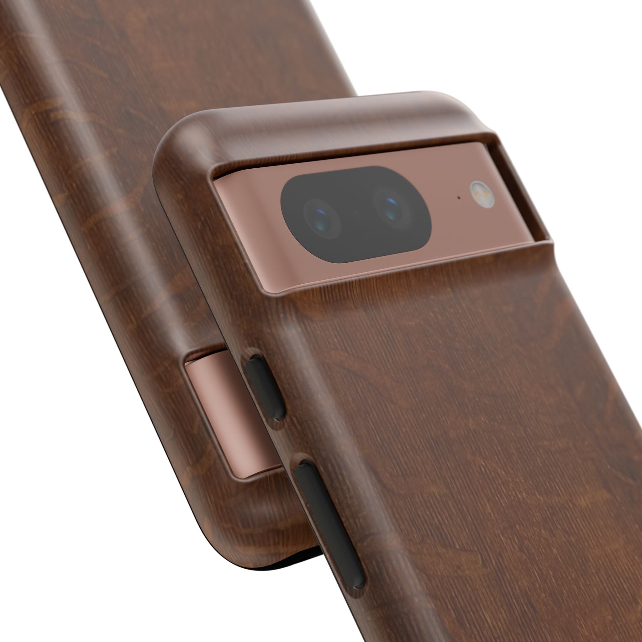 Phone case with 3D Wrap Unique Wood Grain Design - Tough and Durable in Glossy or Matte finish