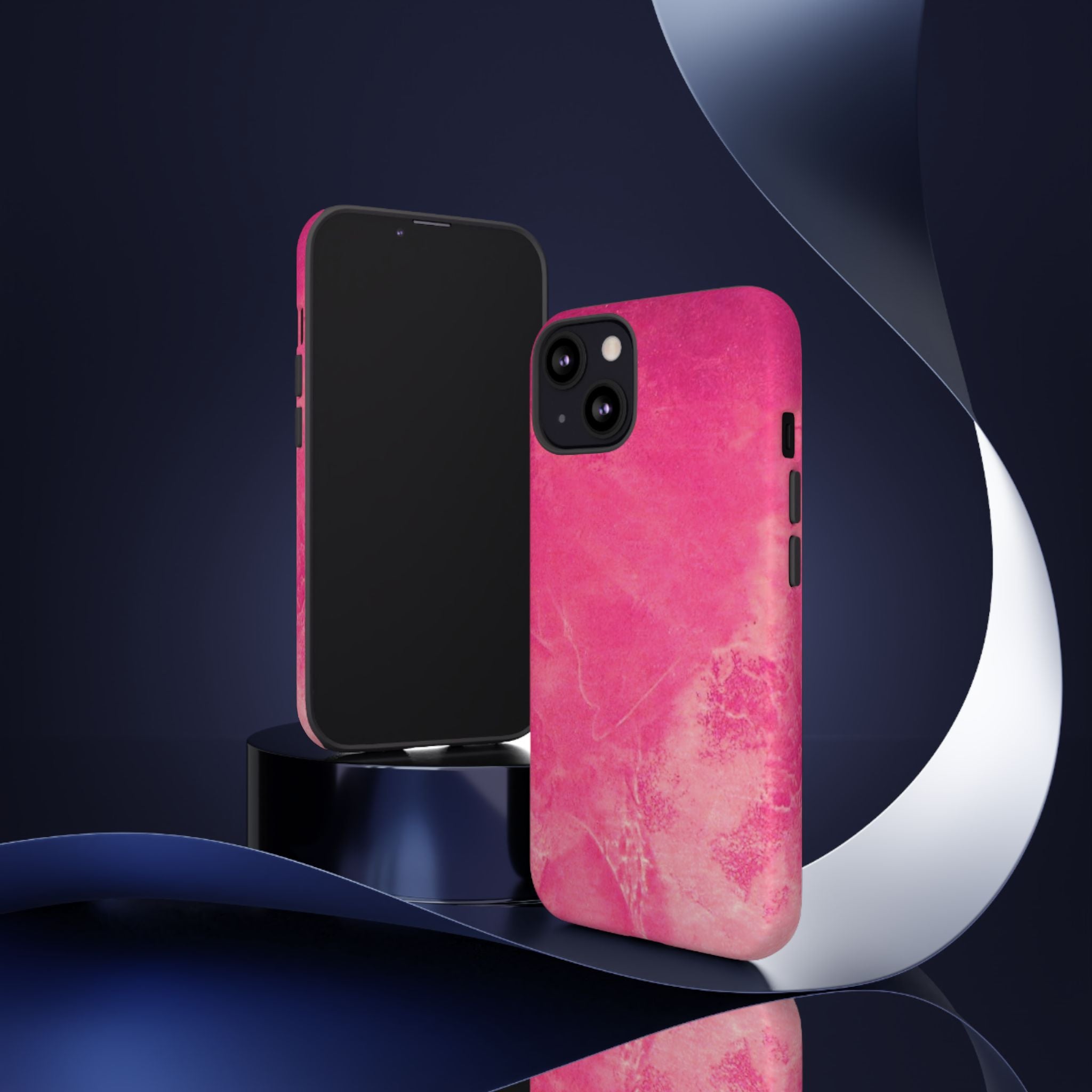 Phone Case - Pink Abstract Art Design - durable & stylish