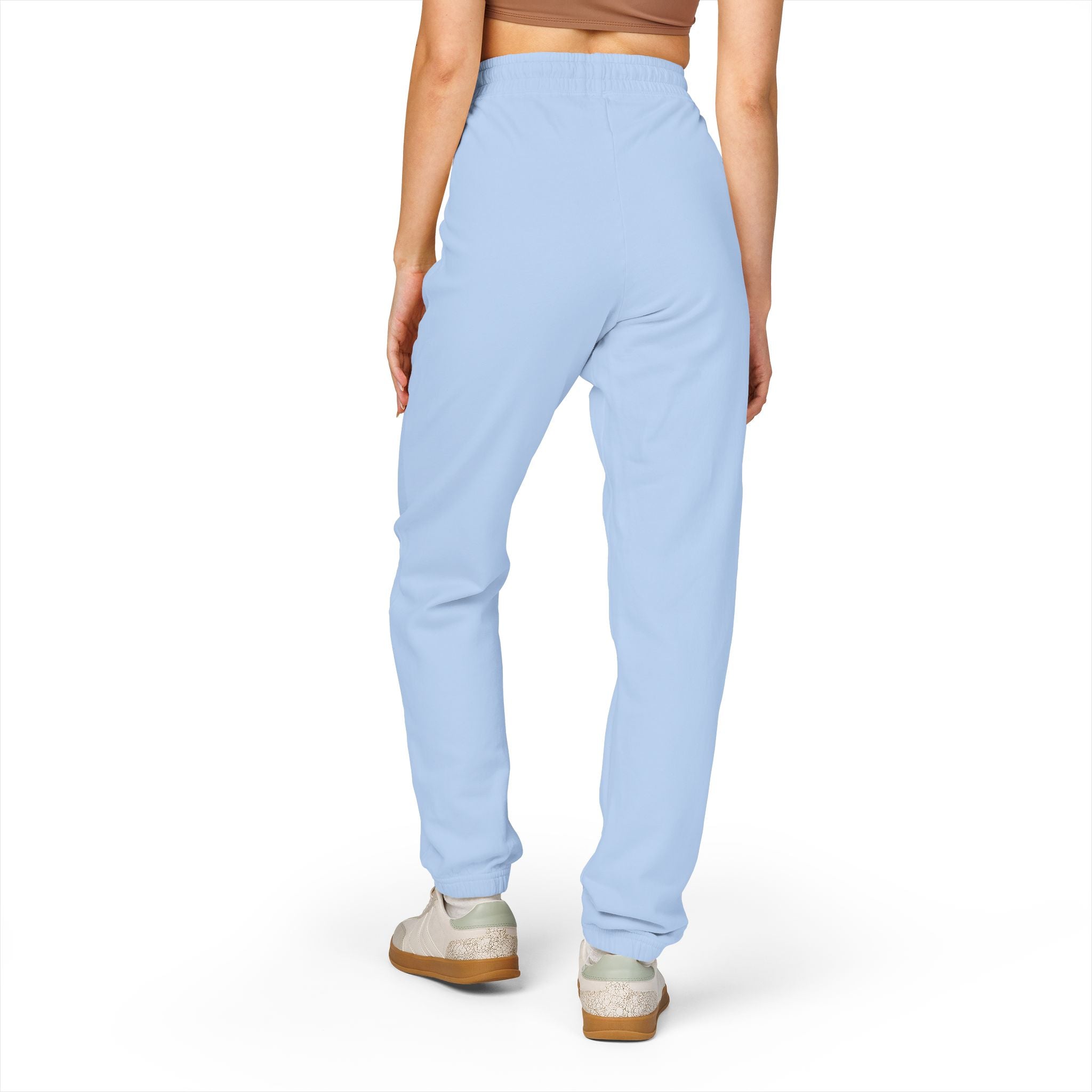 Fleece Sweatpants - Vibrant Cannabis Leaf Design by Studio Blitz