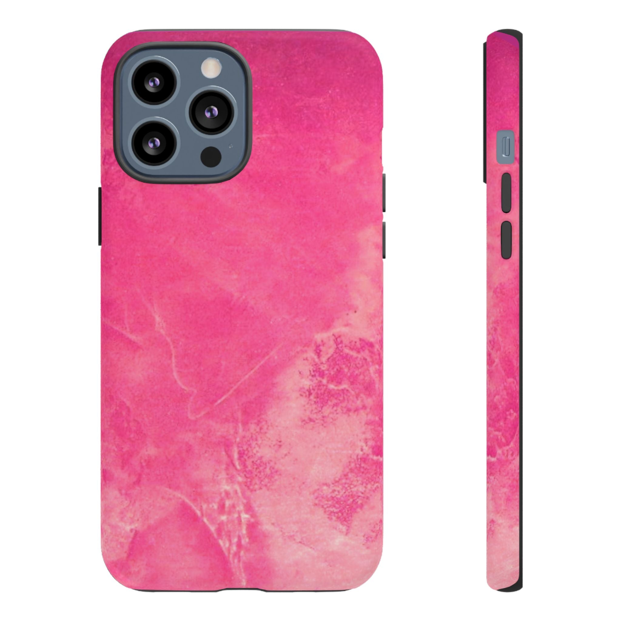 Phone Case - Pink Abstract Art Design - durable & stylish