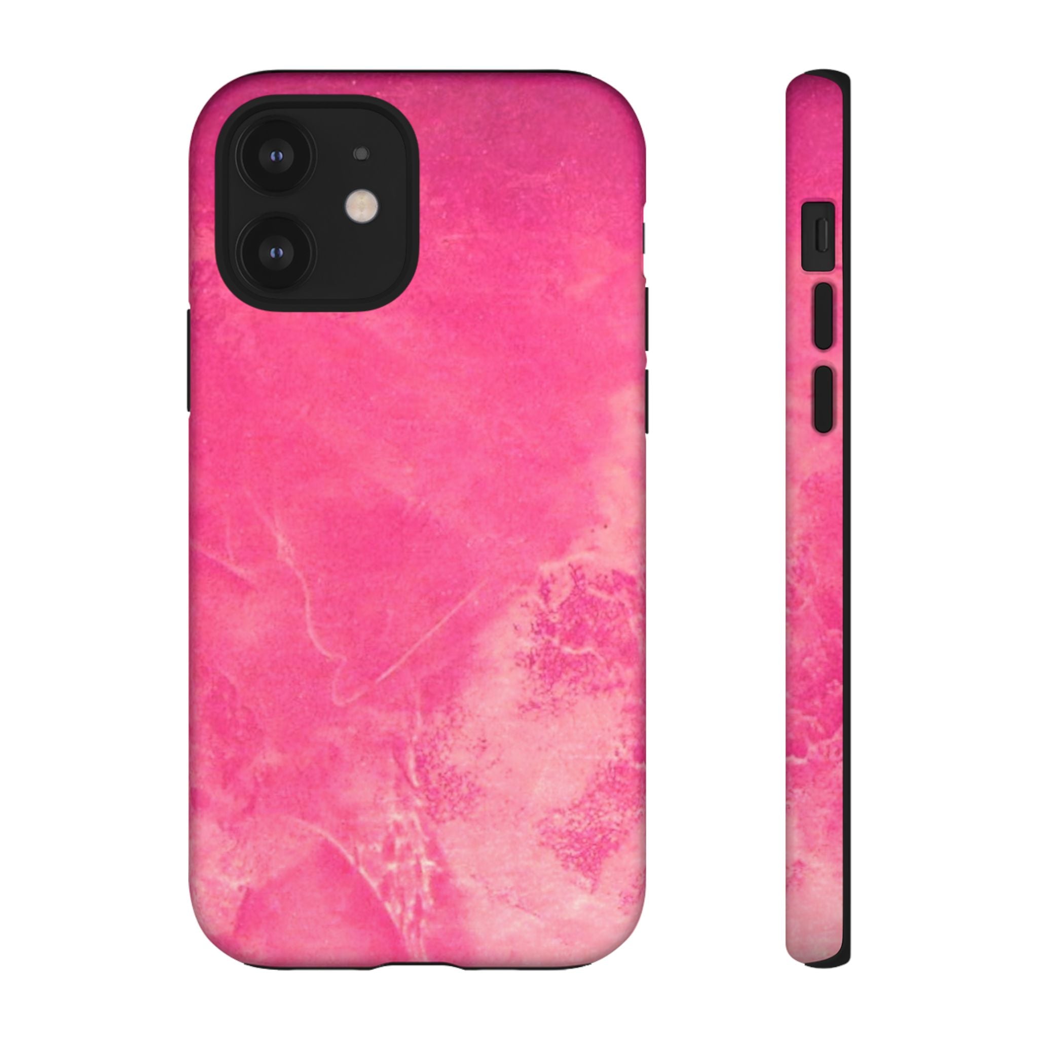 Phone Case - Pink Abstract Art Design - durable & stylish