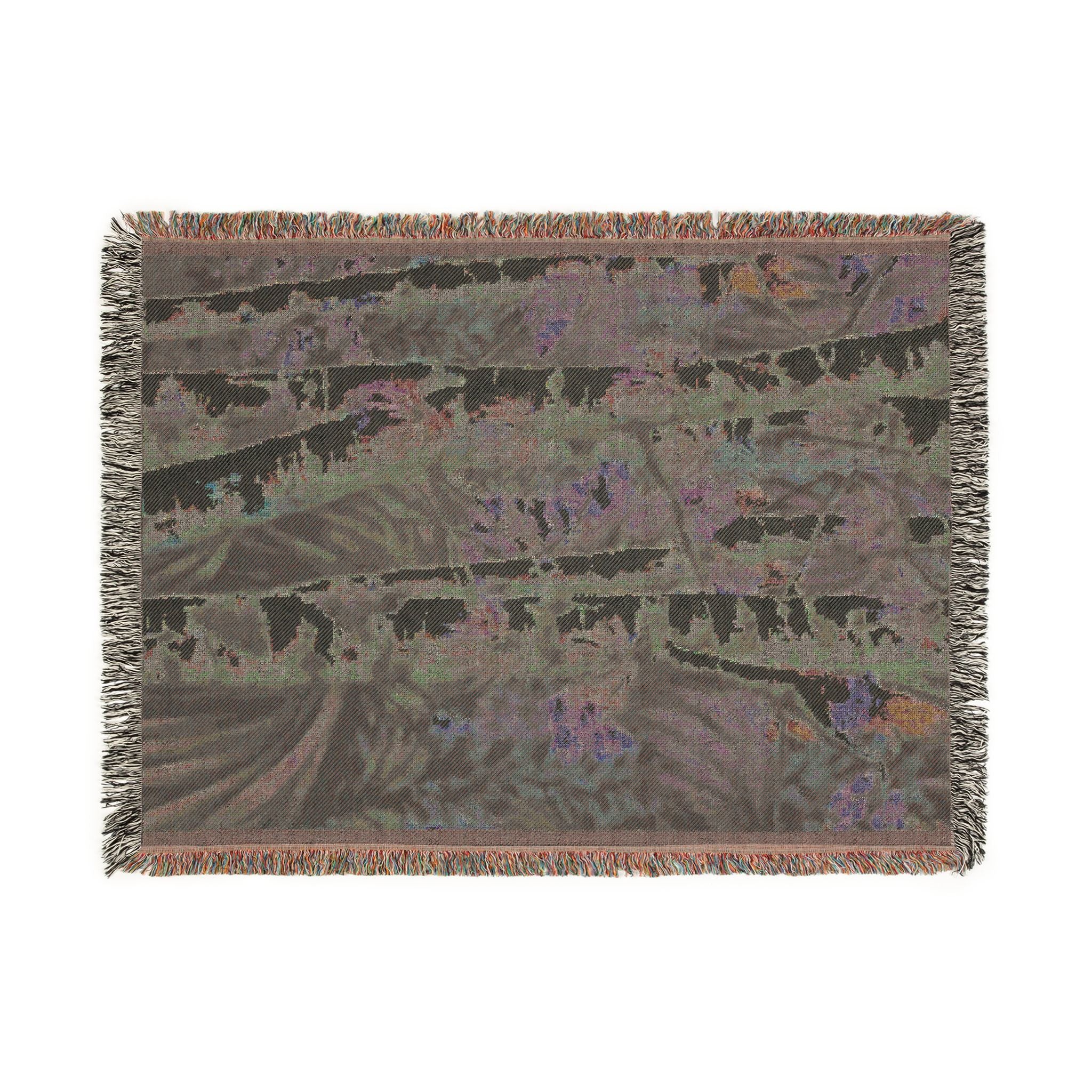 Throw Blanket - Woven and so Comfy features Painted Majestic White Birch Trees