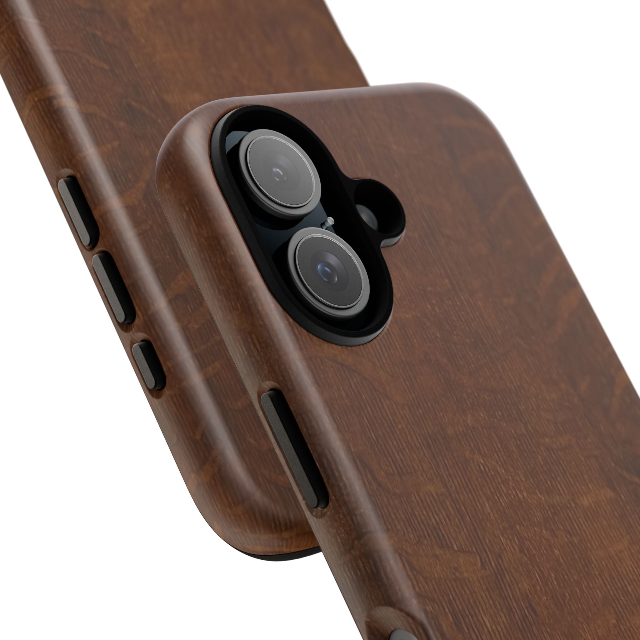 Phone case with 3D Wrap Unique Wood Grain Design - Tough and Durable in Glossy or Matte finish