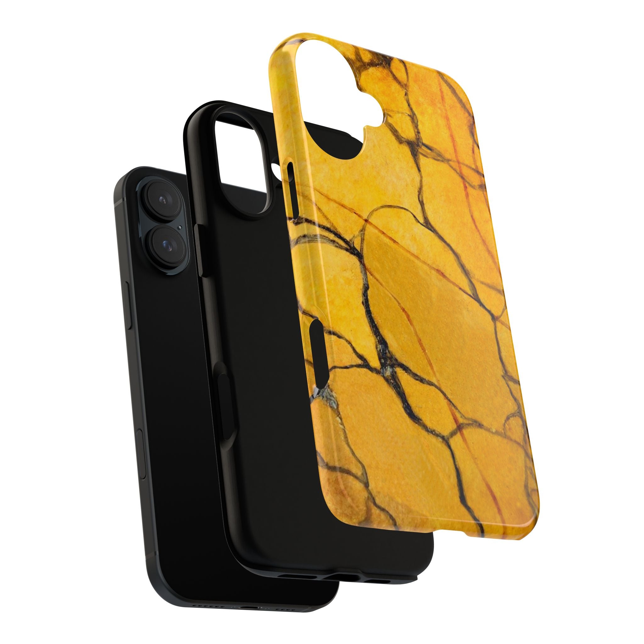 Phone Case - Sexy Gold Marble Design with Tough Protective Cover