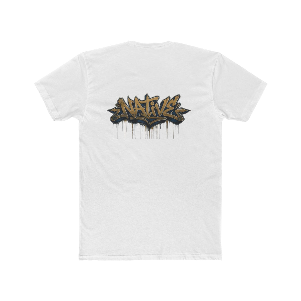 Unisex Native Graffiti Graphic on Back of T-Shirt